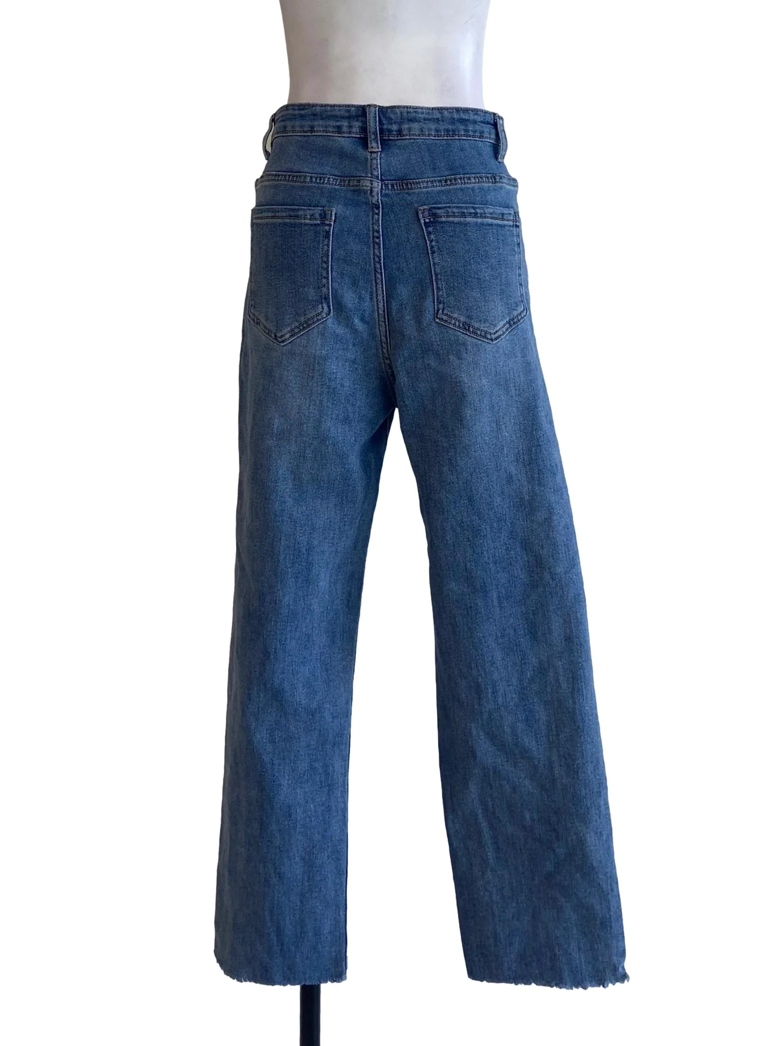 Sky Blue Straight Jeans - Image 2