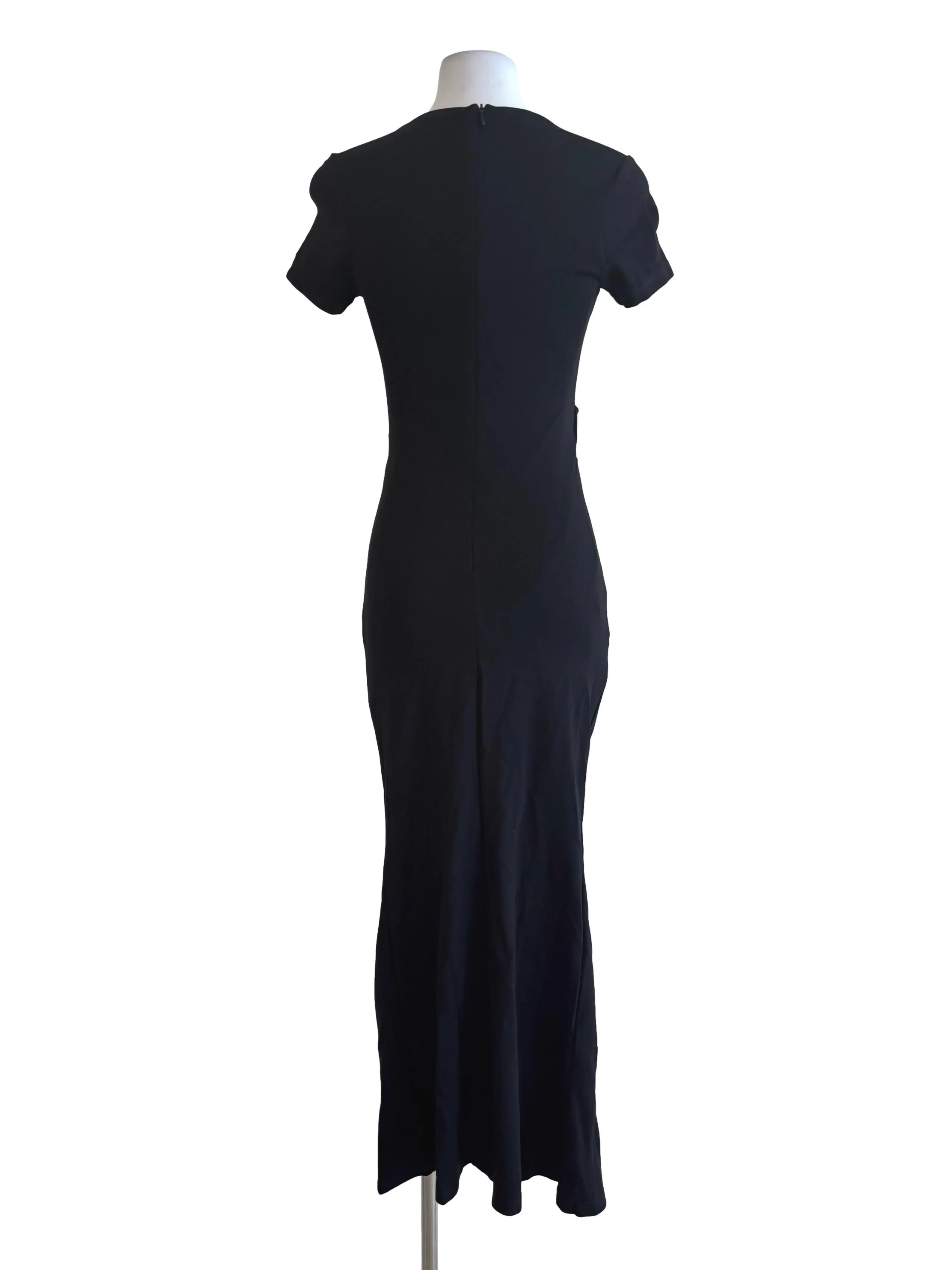 Slate Black Short Sleeve Bodycon Dress - Image 2