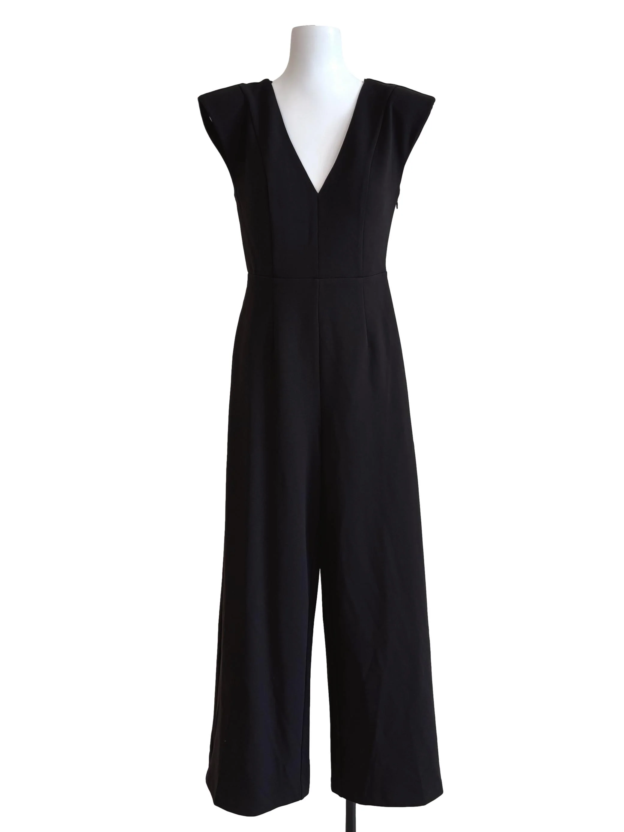 Slate Black Sleeveless Jumpsuit LB
