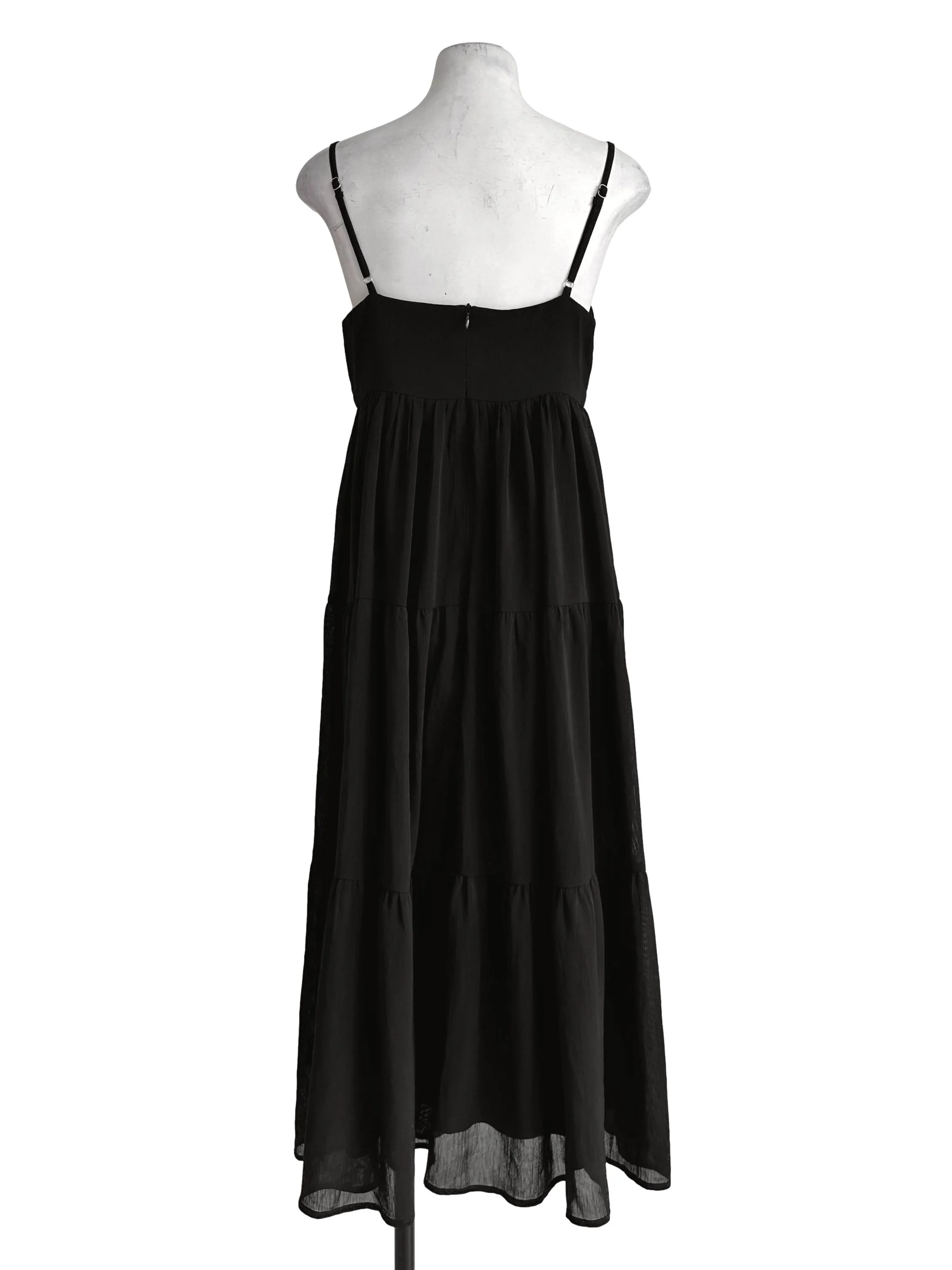 Spider Black Texture Maxi Dress - Image 2