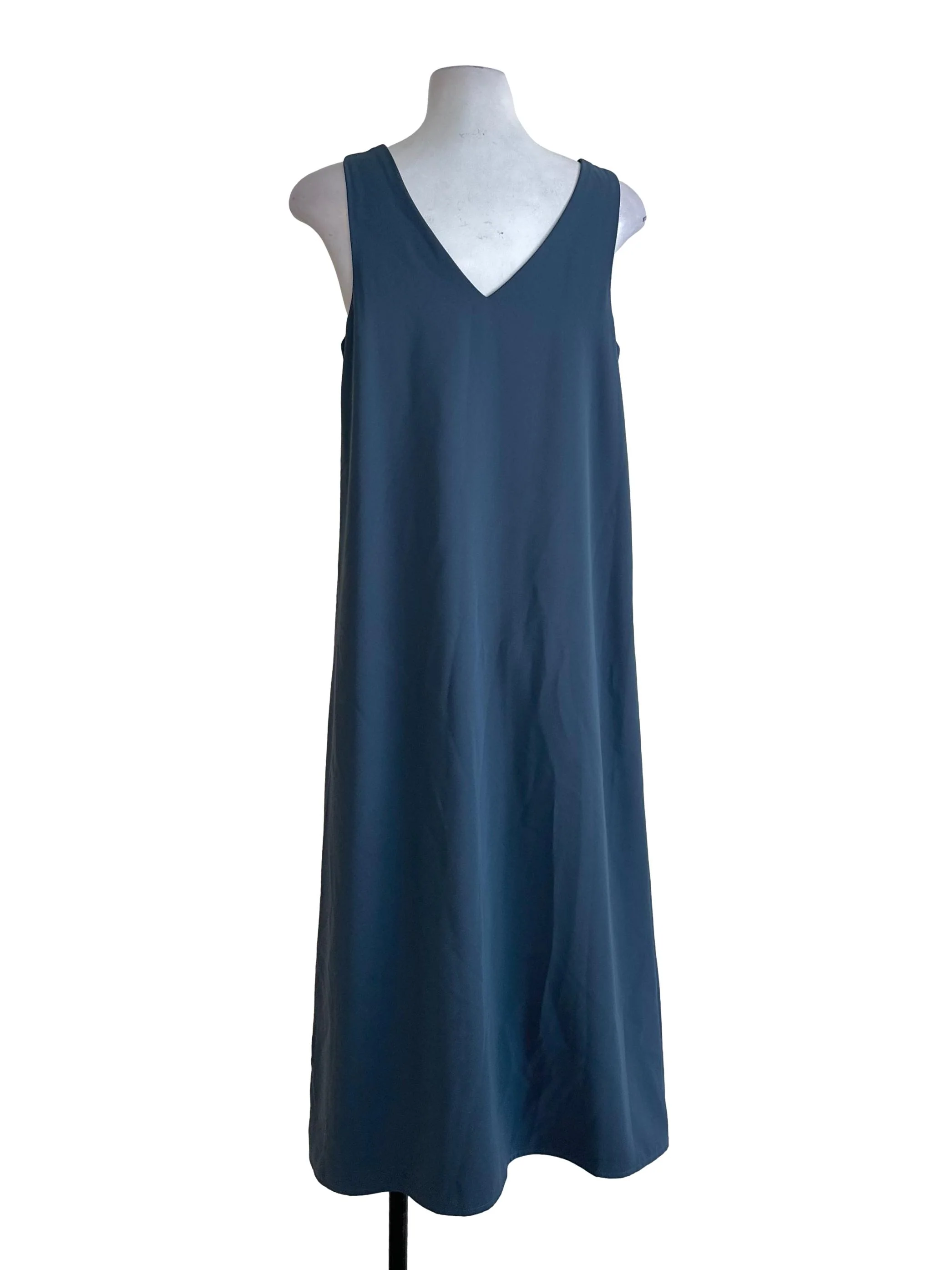 Spruce Blue Square Neck Slip Dress - Image 2