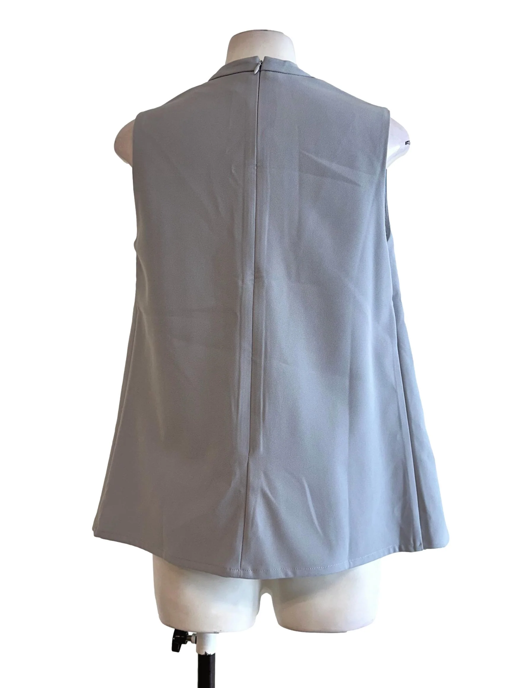 Stone Blue Sleeveless Top - Image 2