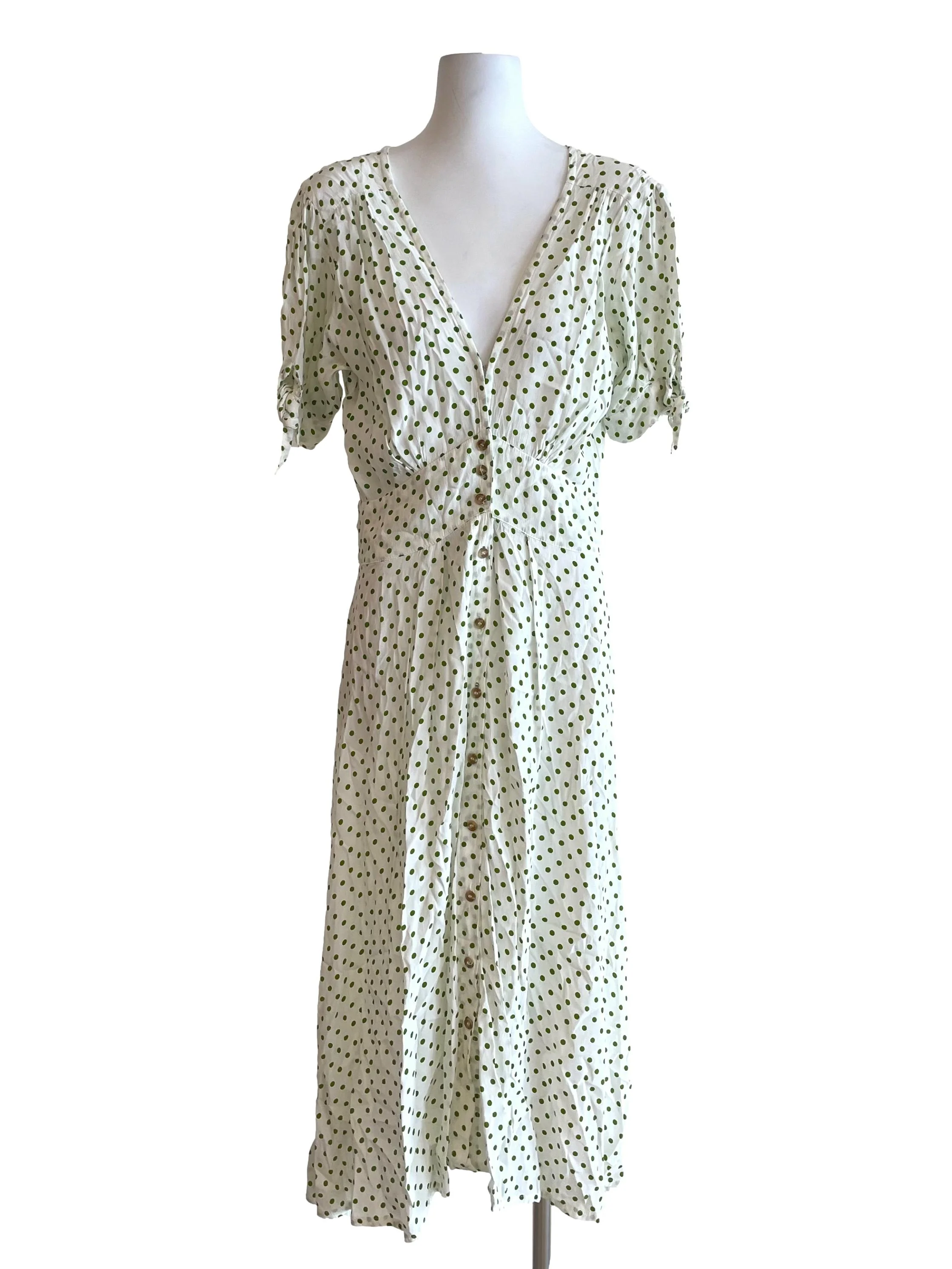 Sugar Cookie Polka Dots Retro Dress