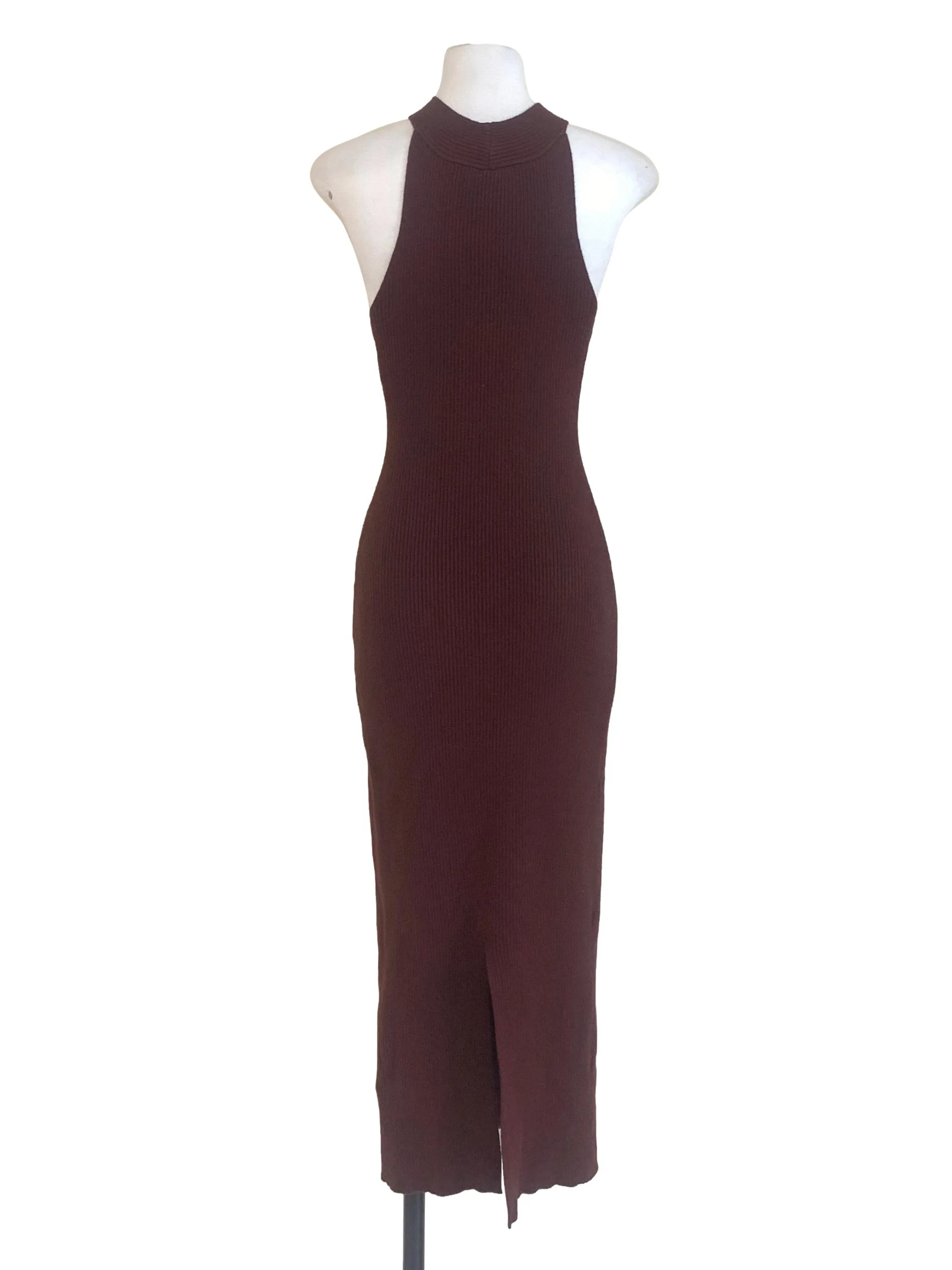 Syrup Brown Bodycon Dress - Image 2