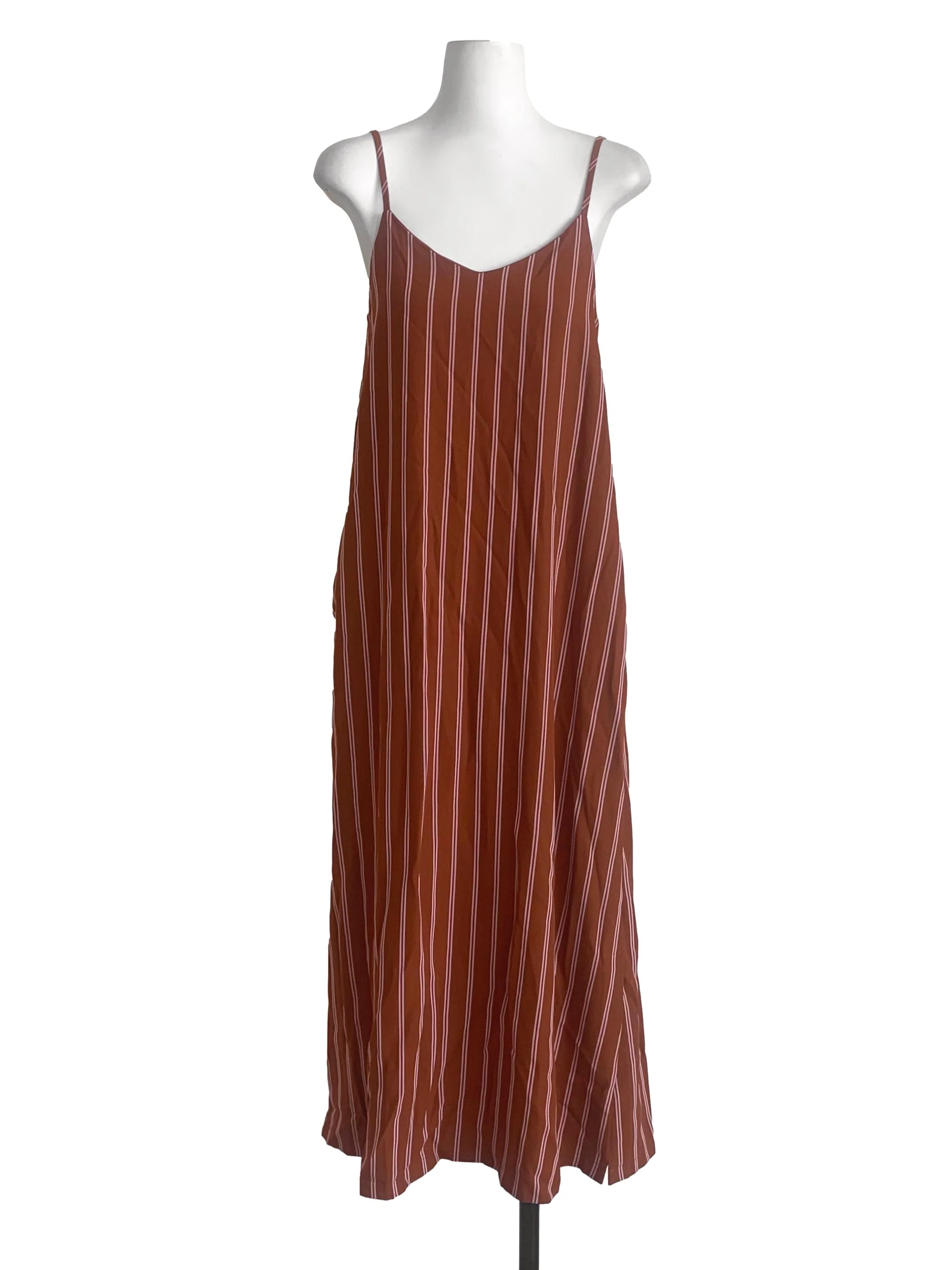 Tawny Brown Bengal Stripe Dress