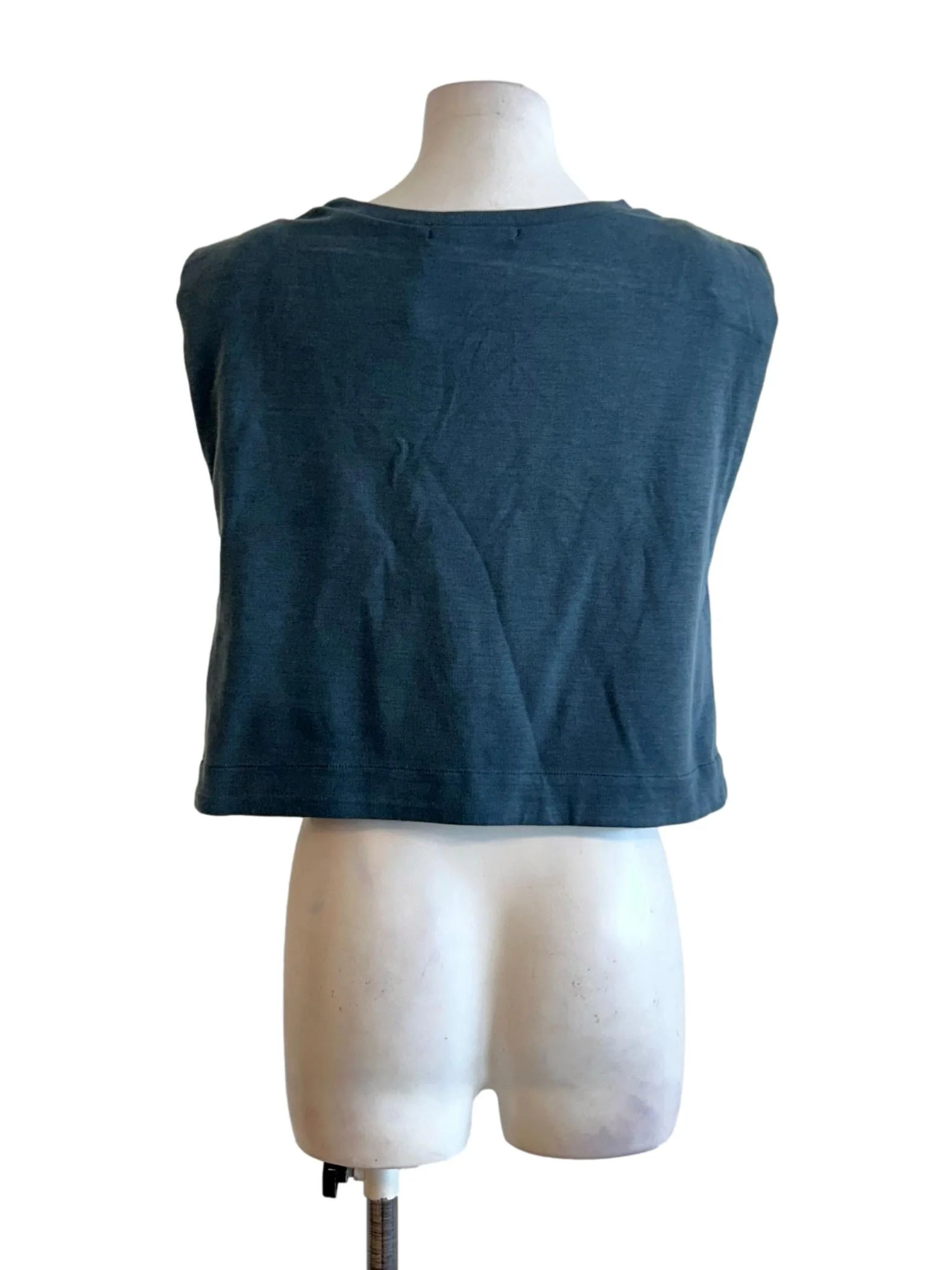 Teal Blue Sleeveless Top - Image 2