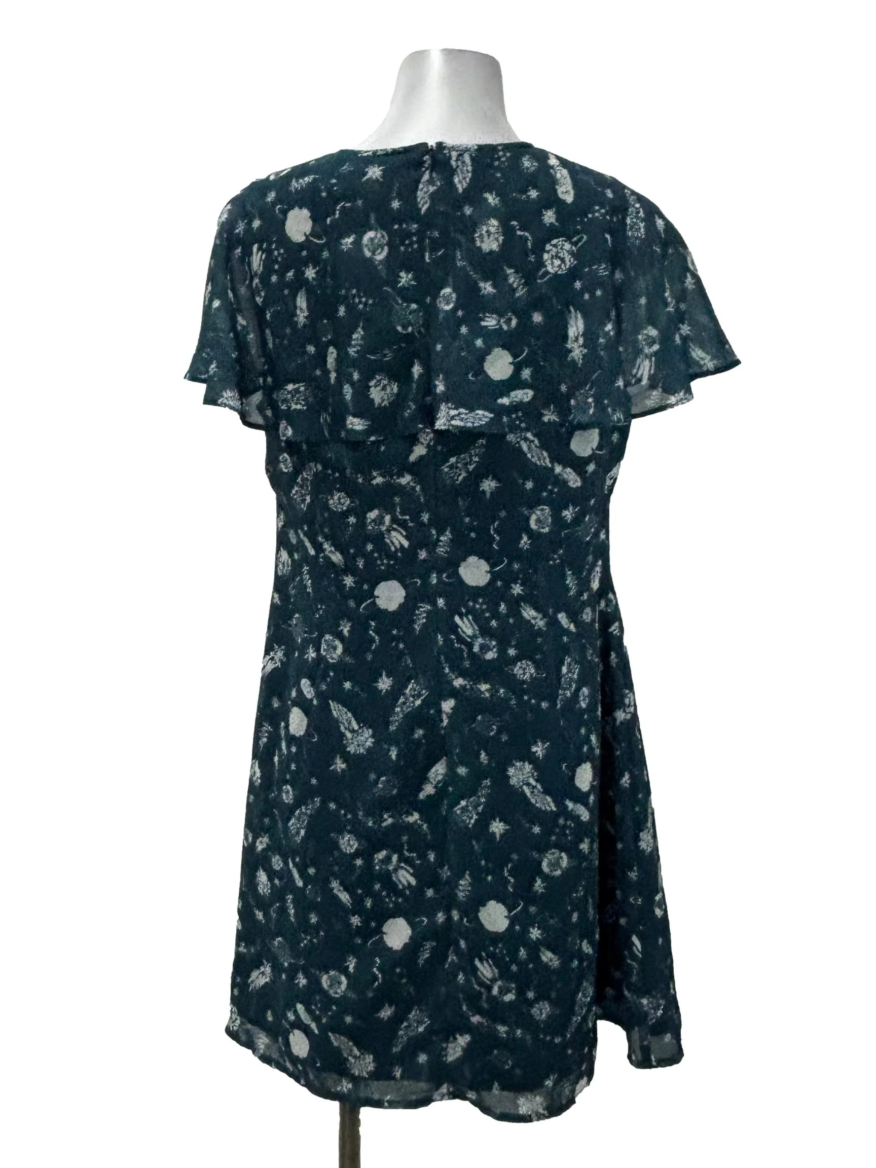 Teal Green Asymetrical Neck Cut Out Jumpsuit LB - Image 2