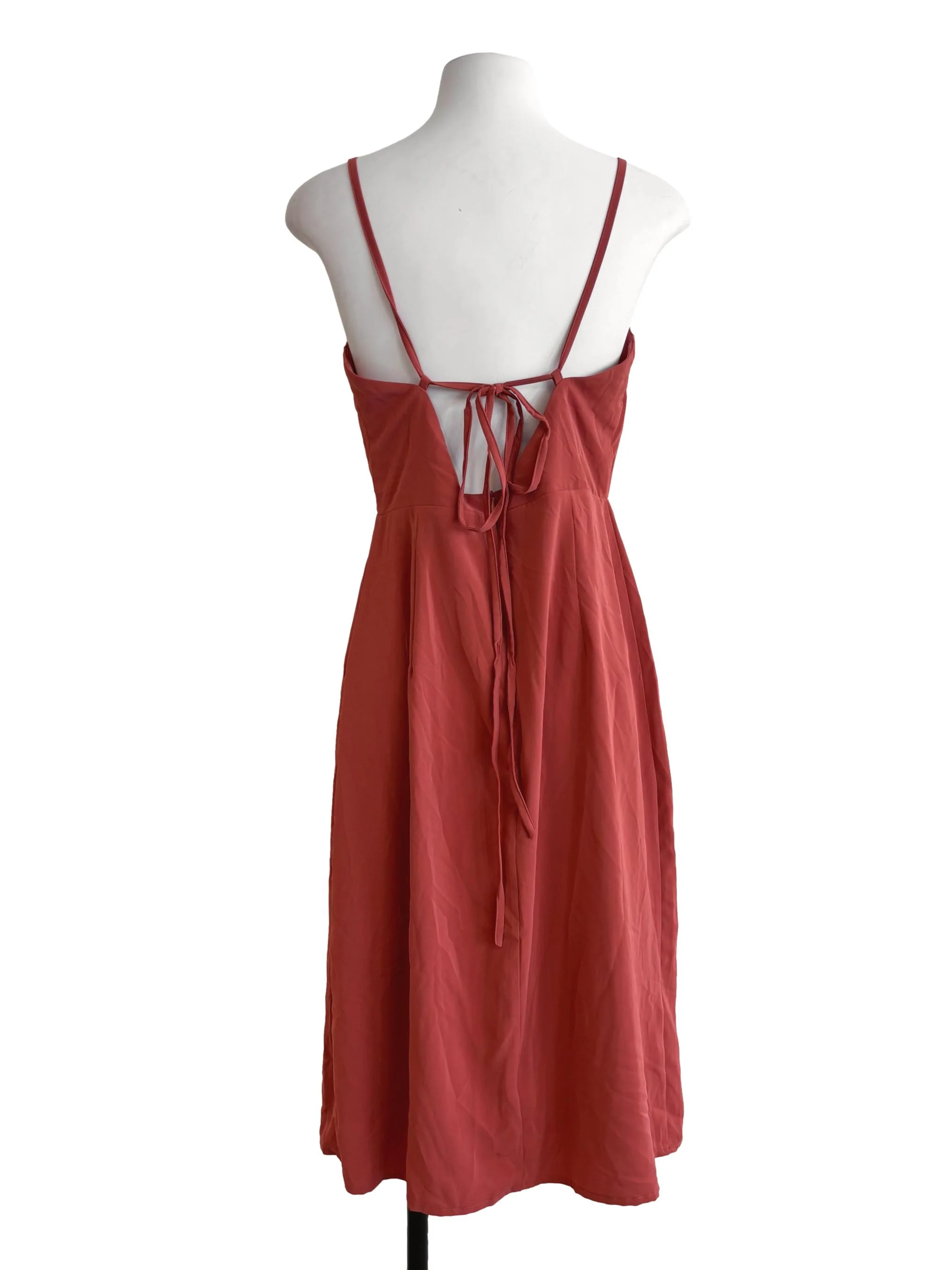 Terracotta Orange Camisole Dress TTR - Image 2