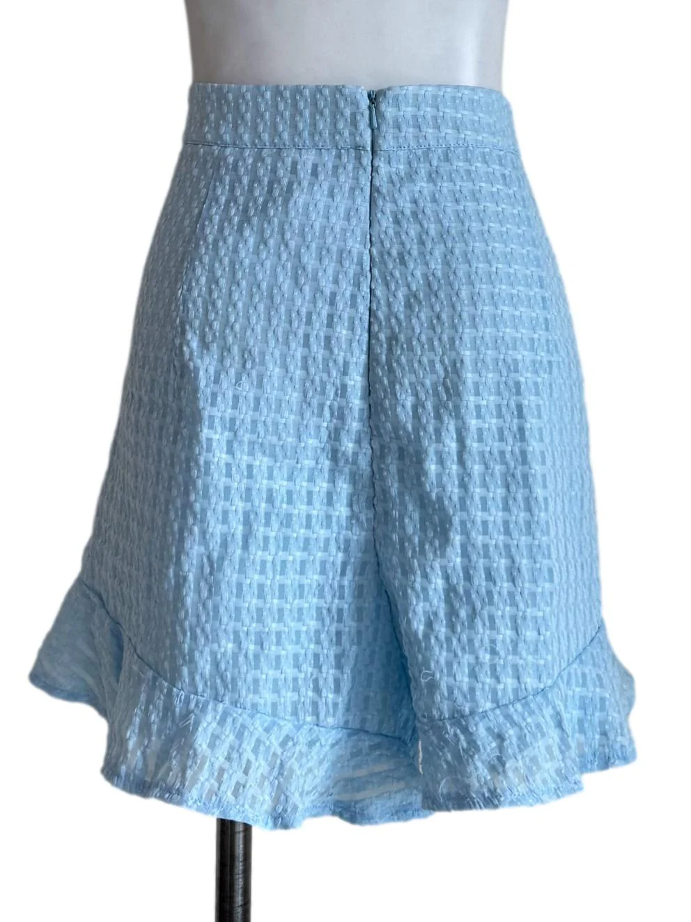 Textured Baby Blue Short Pants - Image 2