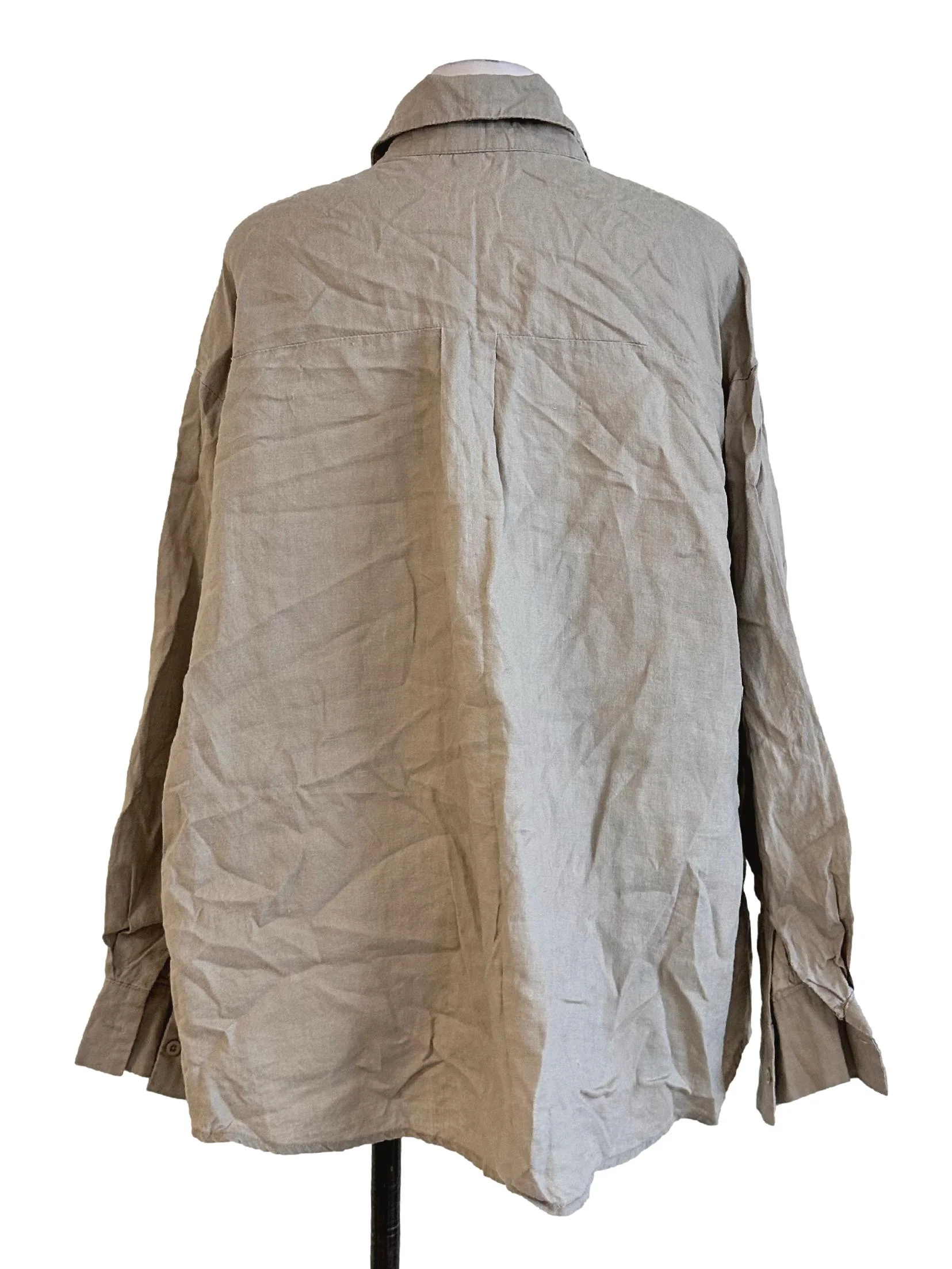 Tortilla Brown Collar Blouse TEM - Image 2