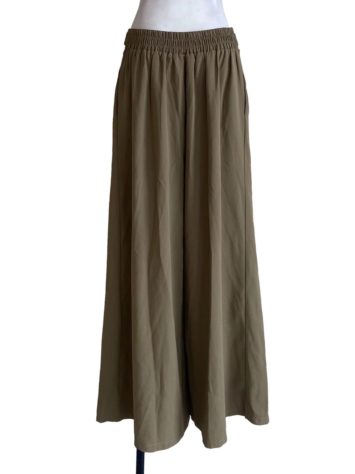 Tortilla Brown Twill Palazzo Pants - Image 2