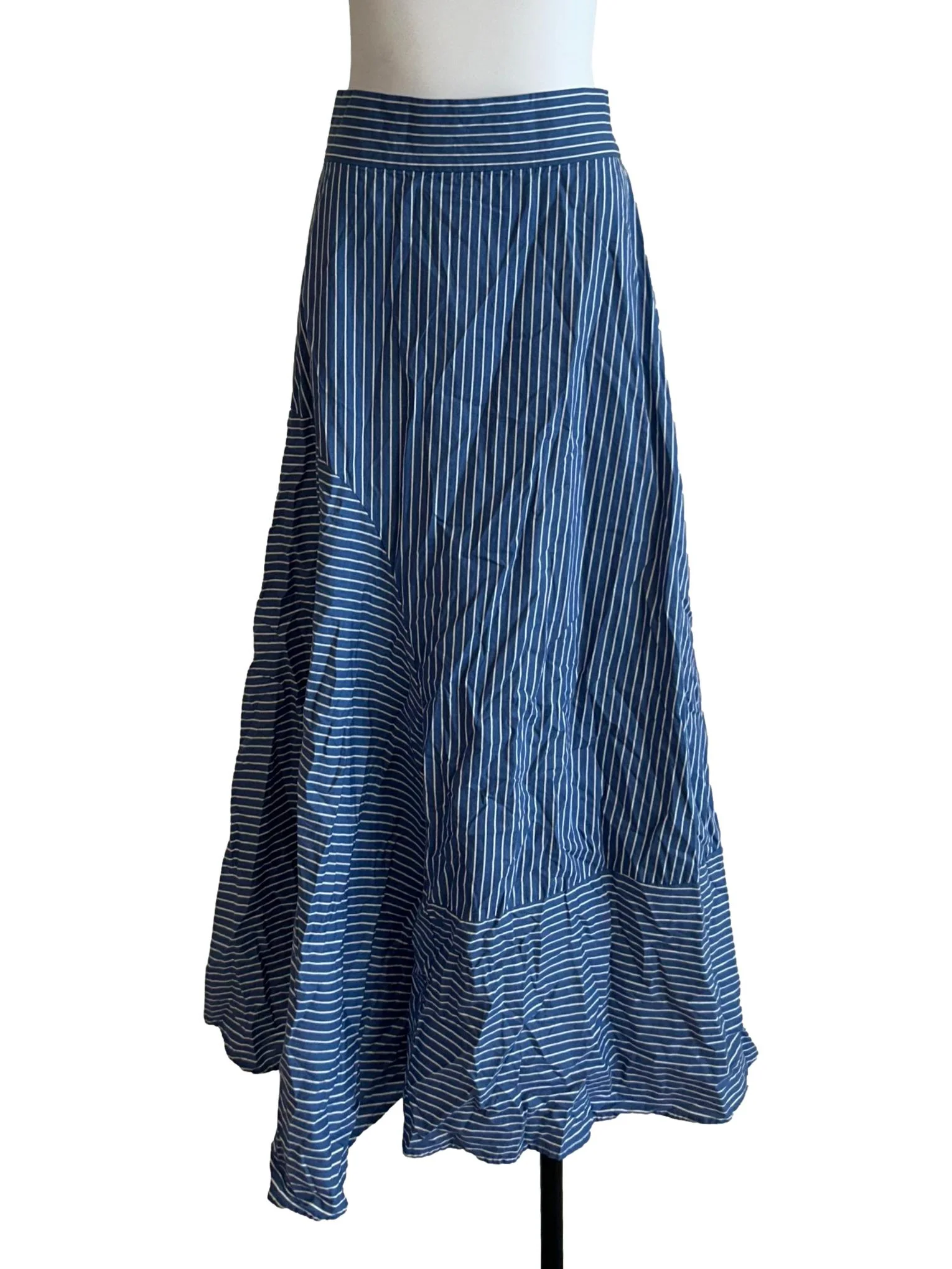 True Blue Striped Skirt