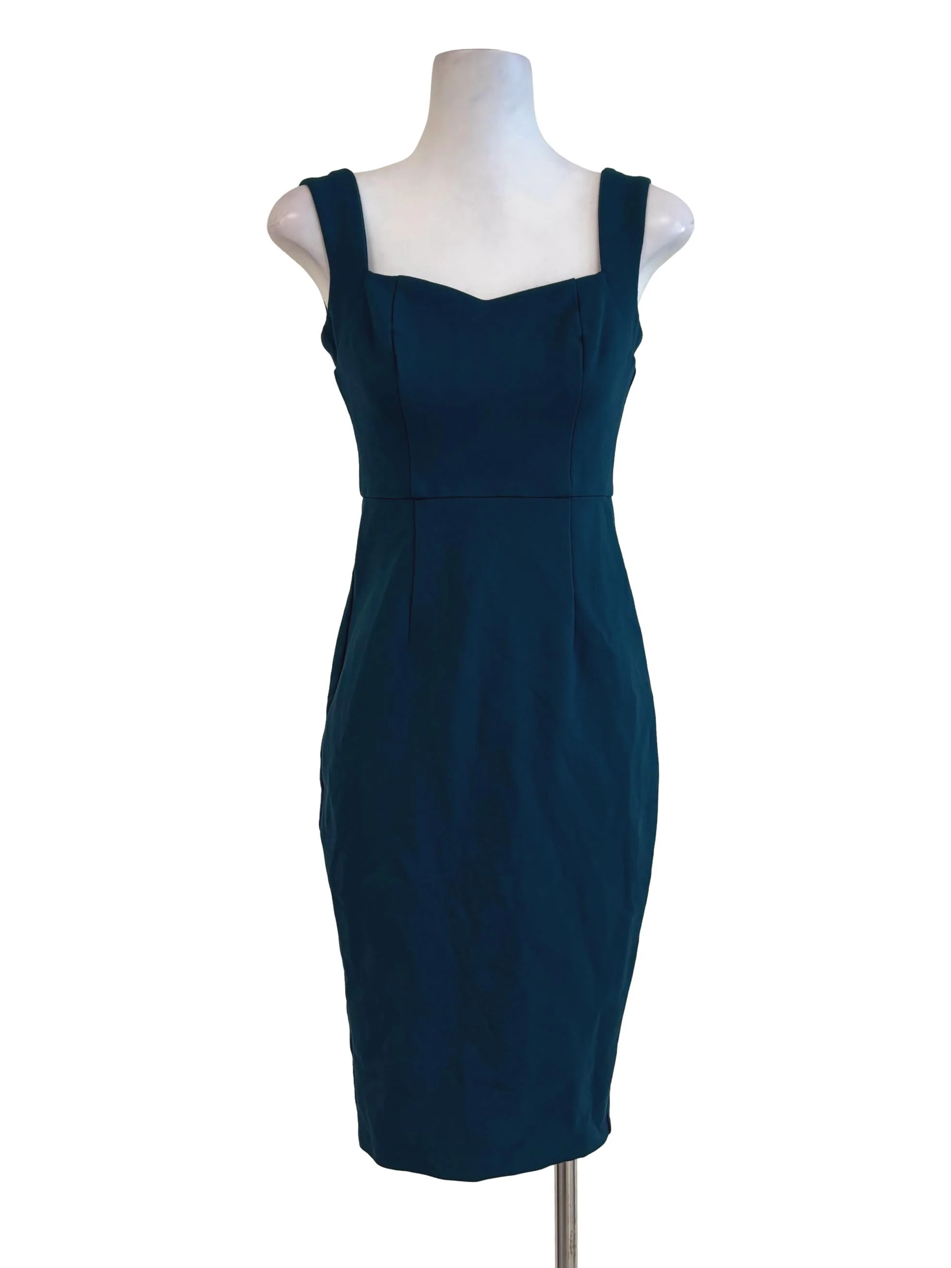 Turquoise Sweetheart Pencil Dress