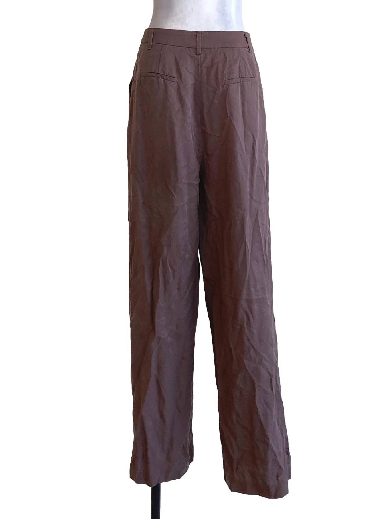 Umber Brown Straight Loose Pants LB - Image 2