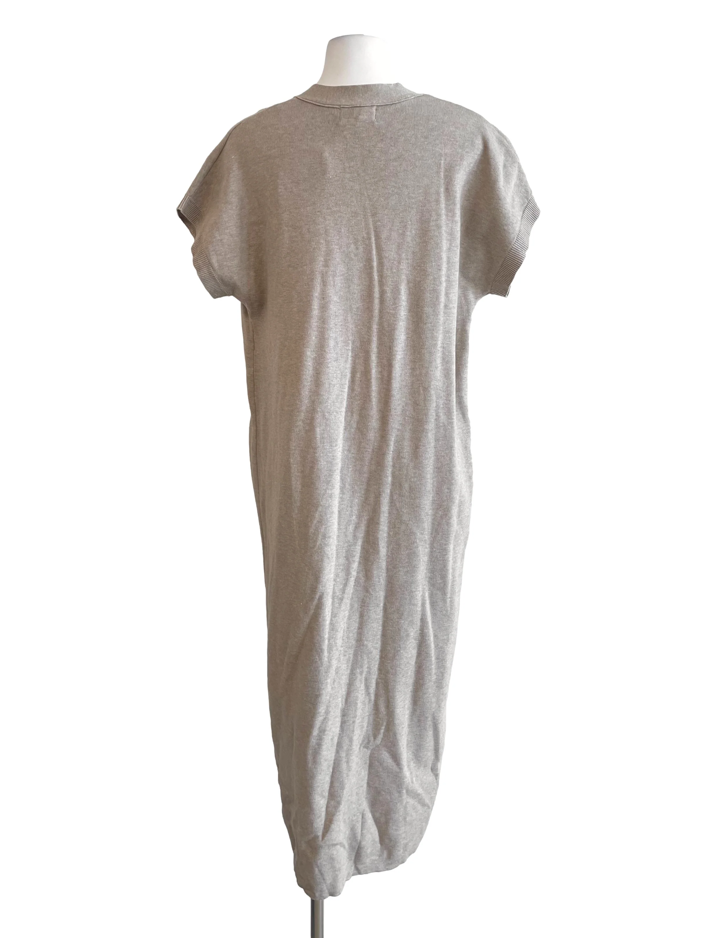 V-Neck Button Down Knit Dress OSN - Image 2