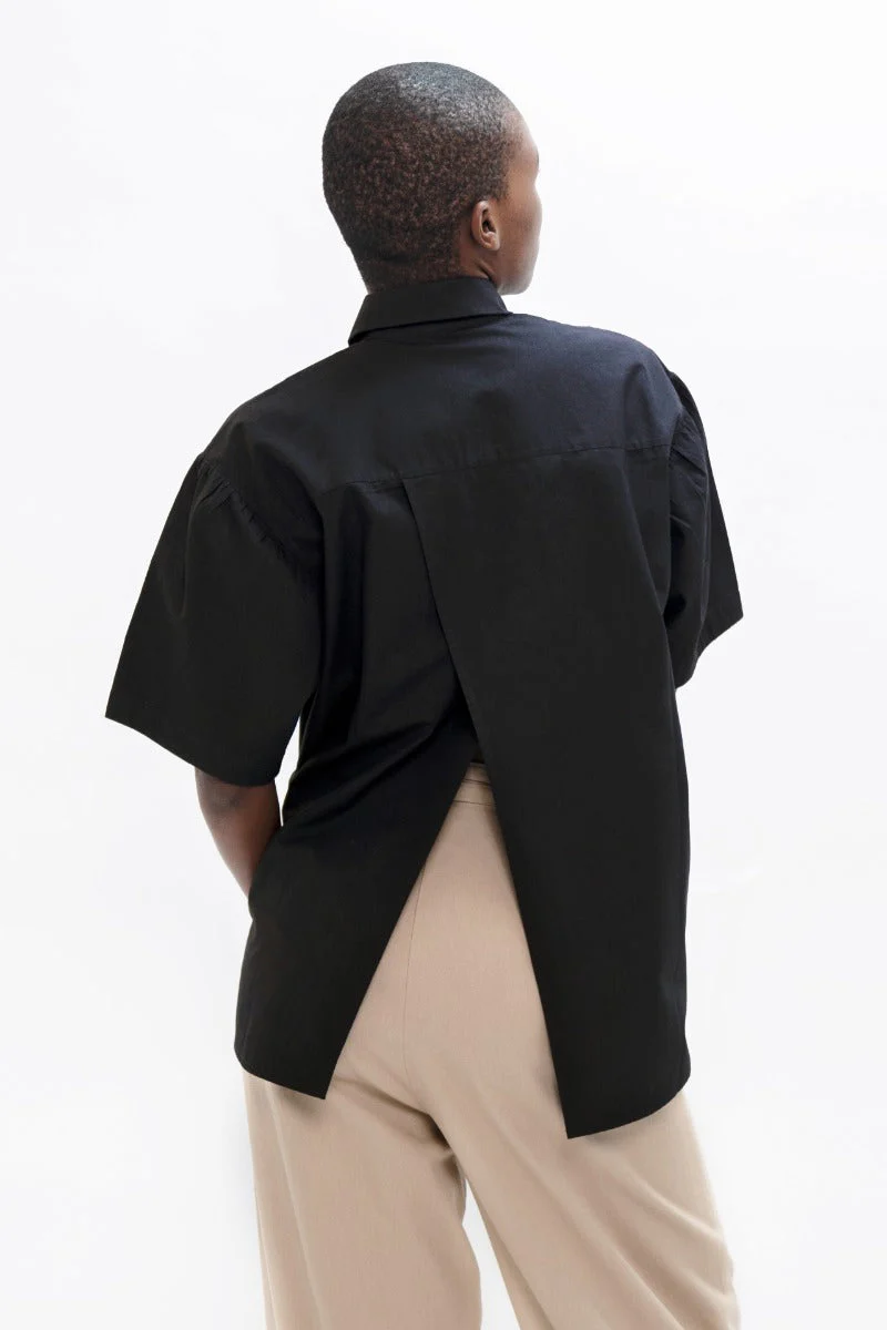 Vienna Organic Cotton Short Sleeves Shirt In Eclipse CSN - Image 3