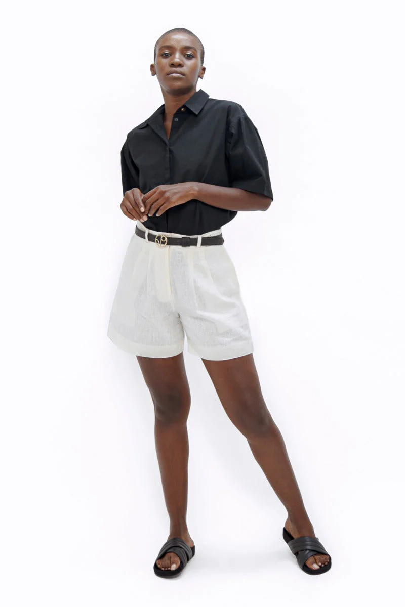 Vienna Organic Cotton Short Sleeves Shirt In Eclipse CSN - Image 4
