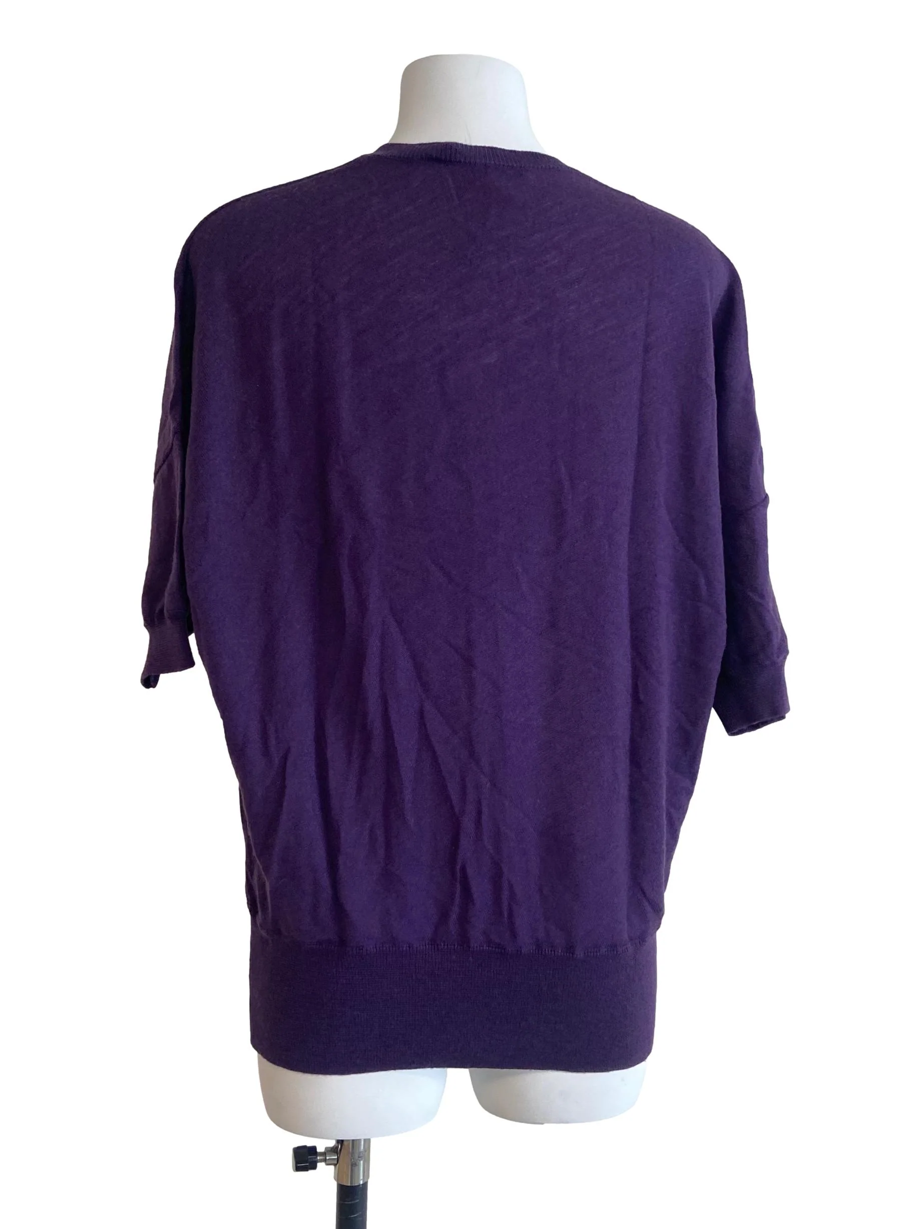 Violet Purple Button Down Cardigan - Image 2