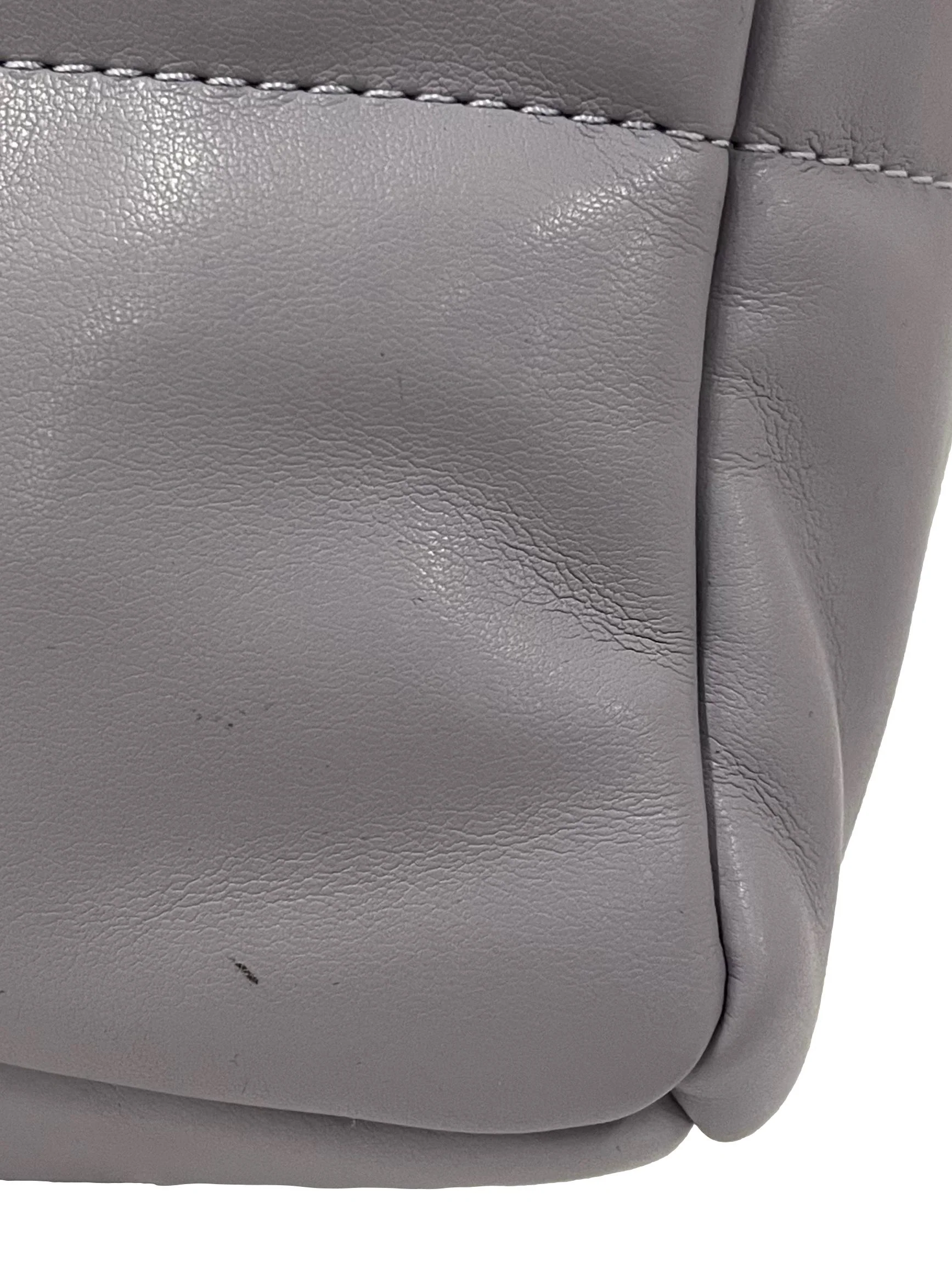 Violet Quilted Textured Crossbody Bag With Detachable Strap - Image 6