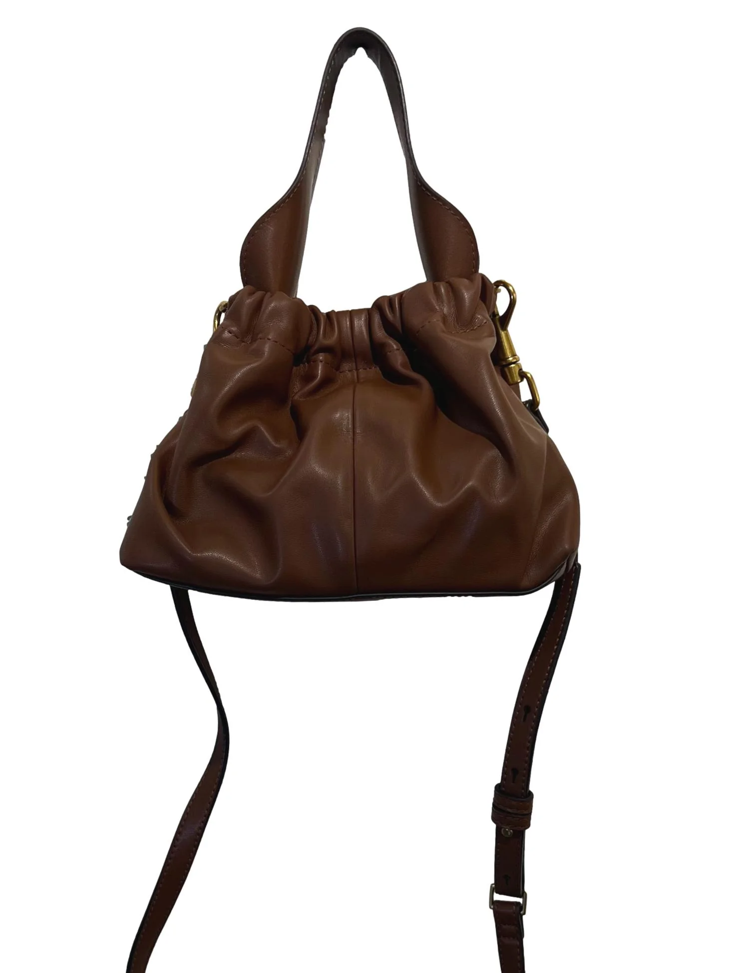 Warm Brown Dumpling Bag - Image 2