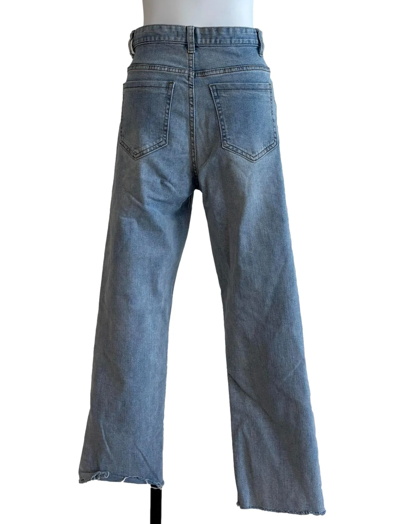Washed Blue Slim Fit Jeans - Image 2