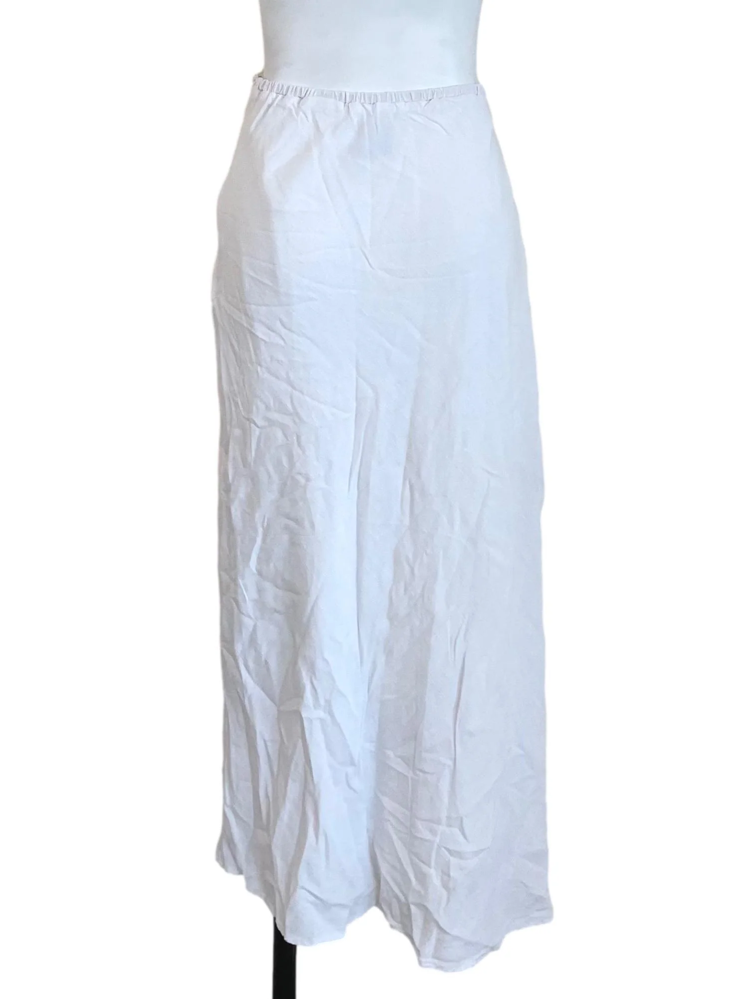 White A-Line Long Skirt - Image 2
