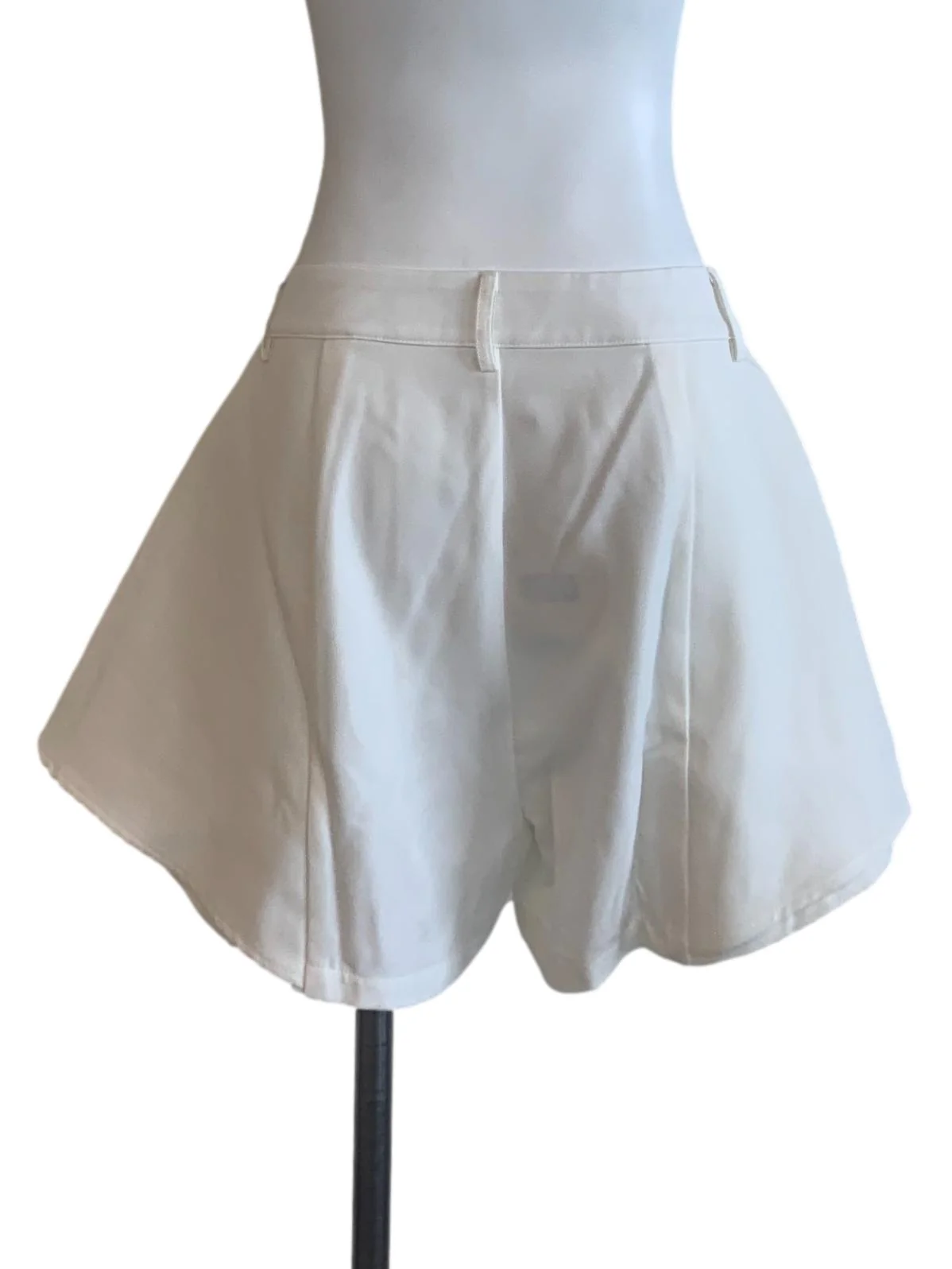 White A-Line Shorts - Image 2