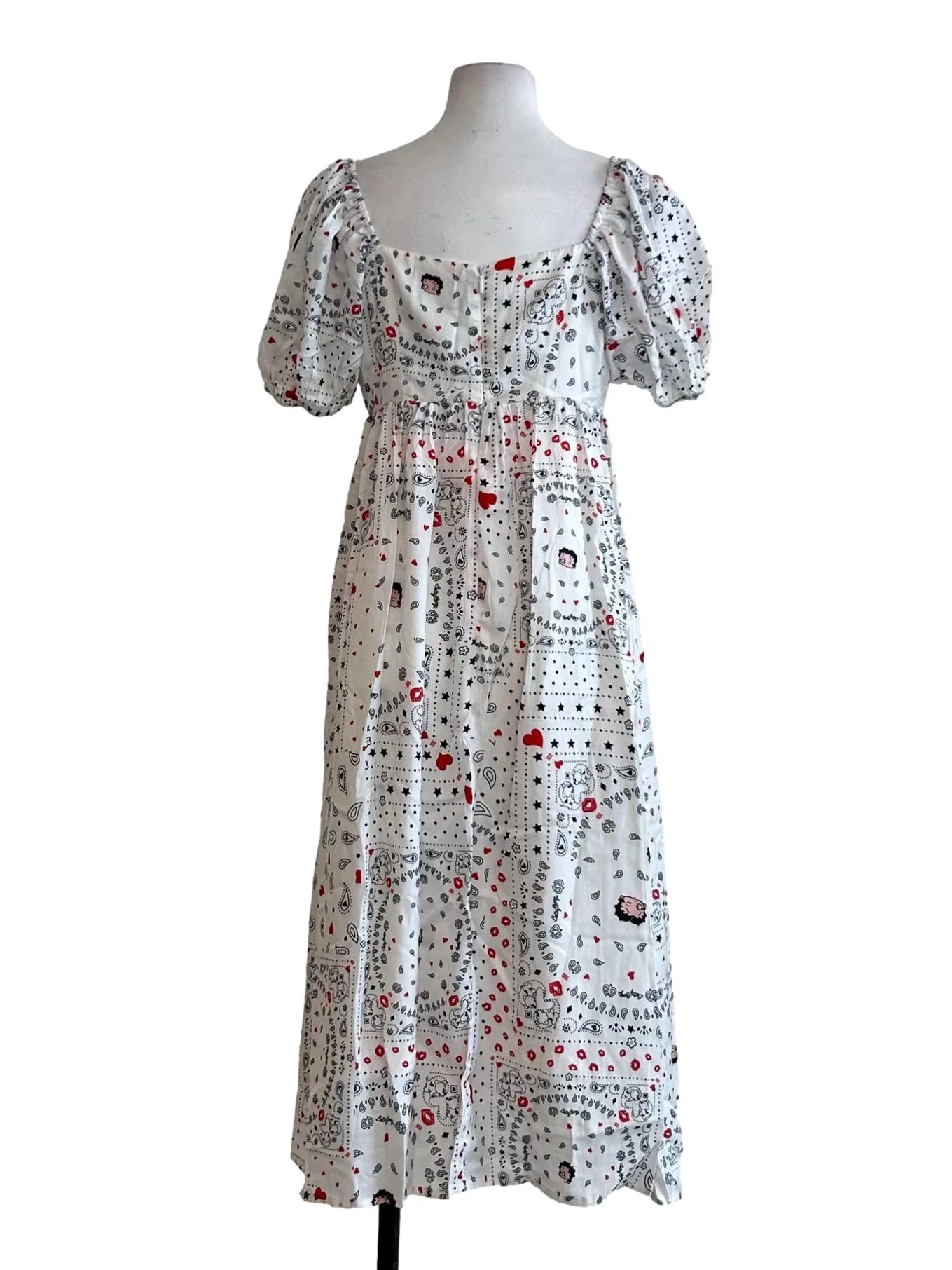 White Betty Boop X Pomelo Dress - Image 2