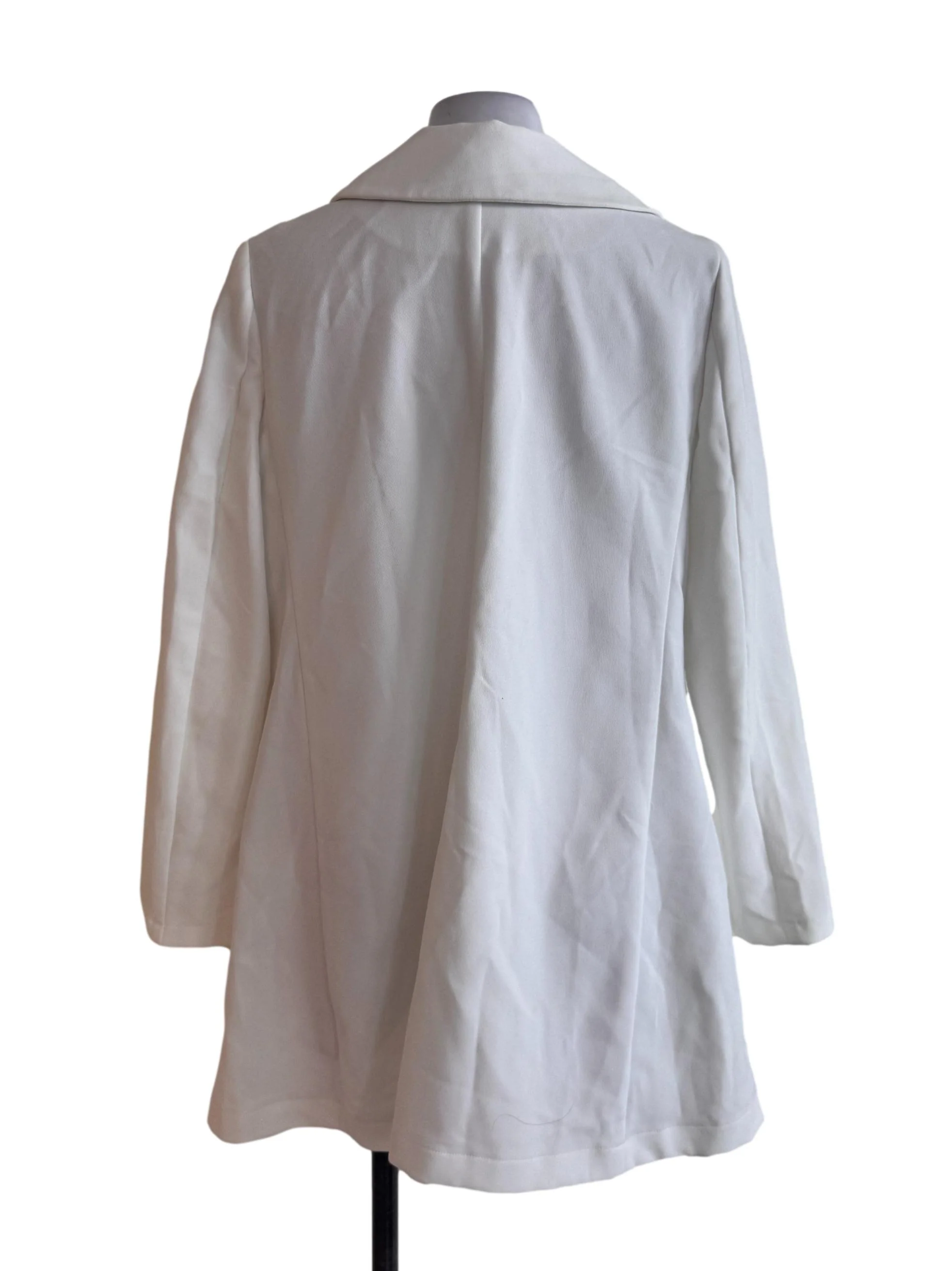 White Buttoned Blazer - Image 2