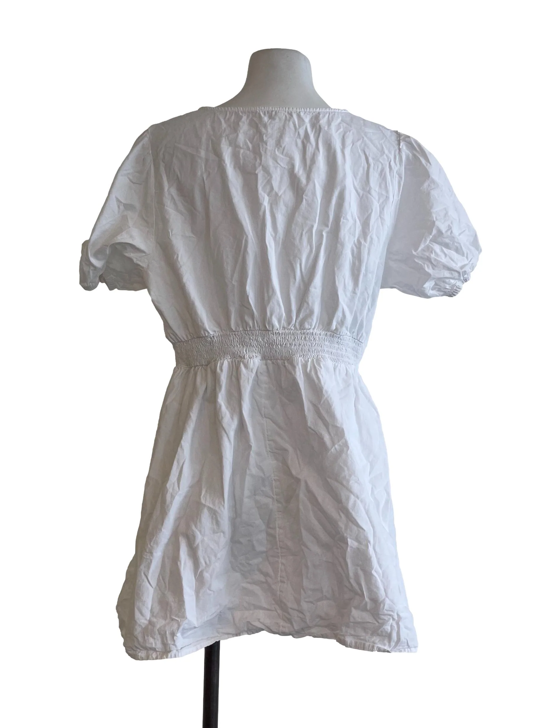 White Cotton Dress - Image 2