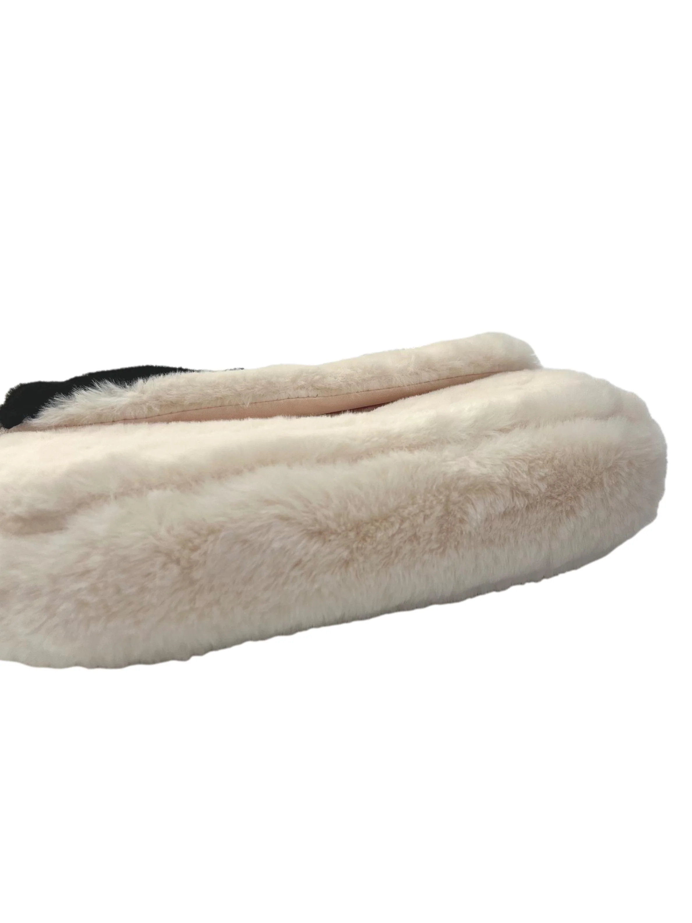 White Faux Fur Sportswear Futura 365 Crossbody Bag CSN - Image 3