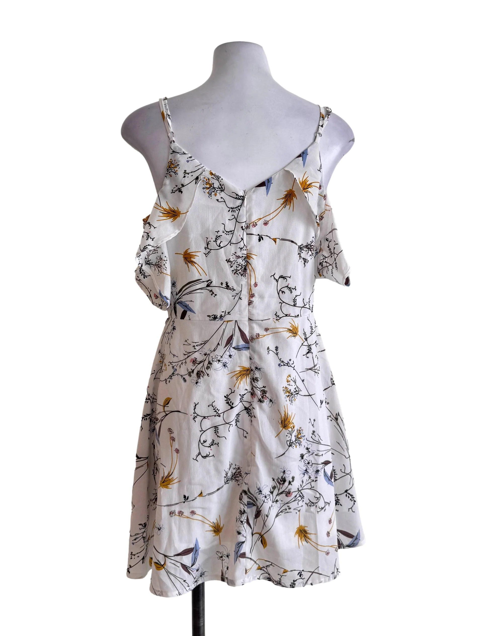 White Floral Dress - Image 2