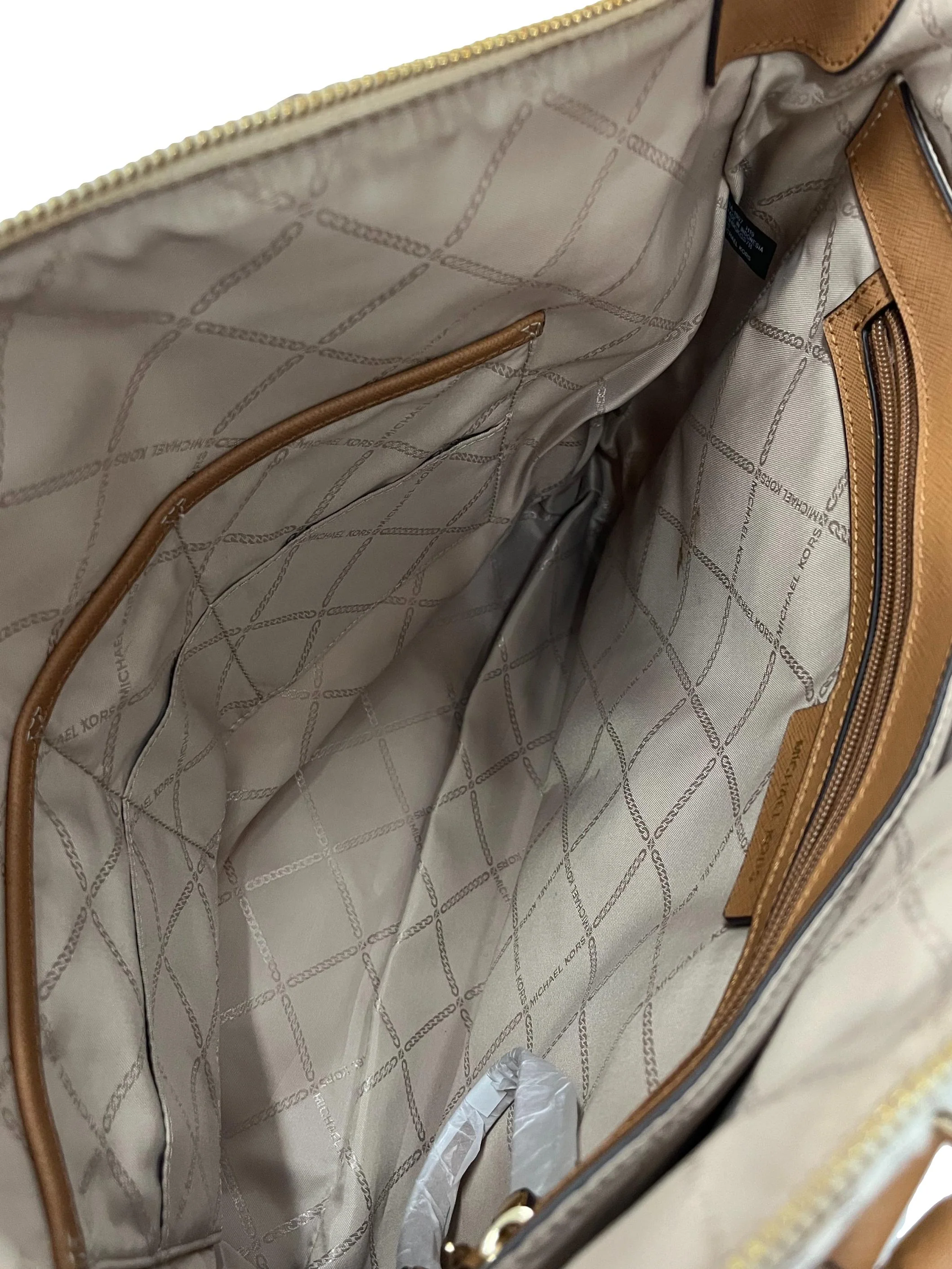 White Leather Karla Tote Bag CSN - Image 10