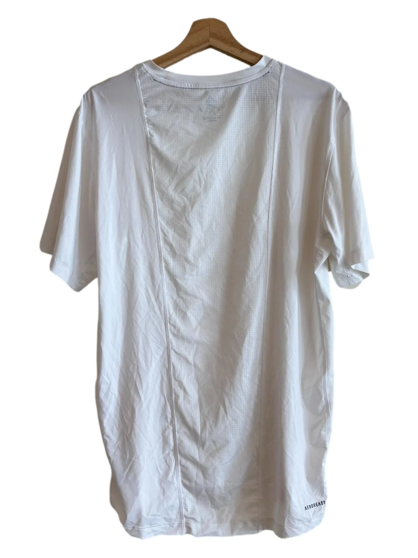 White Logo Running Tee - Image 2