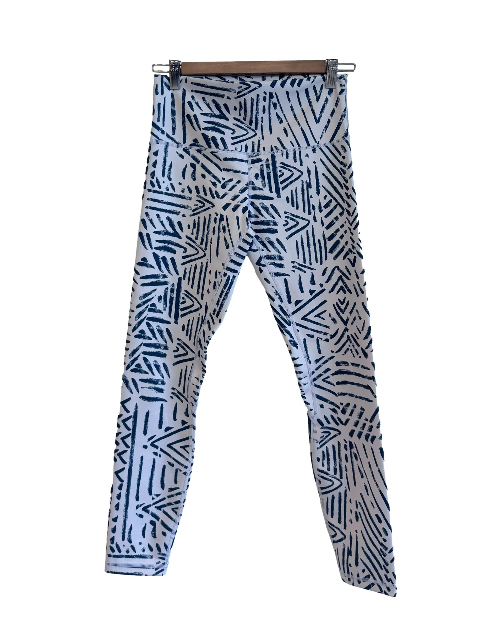 White Pattern Tights