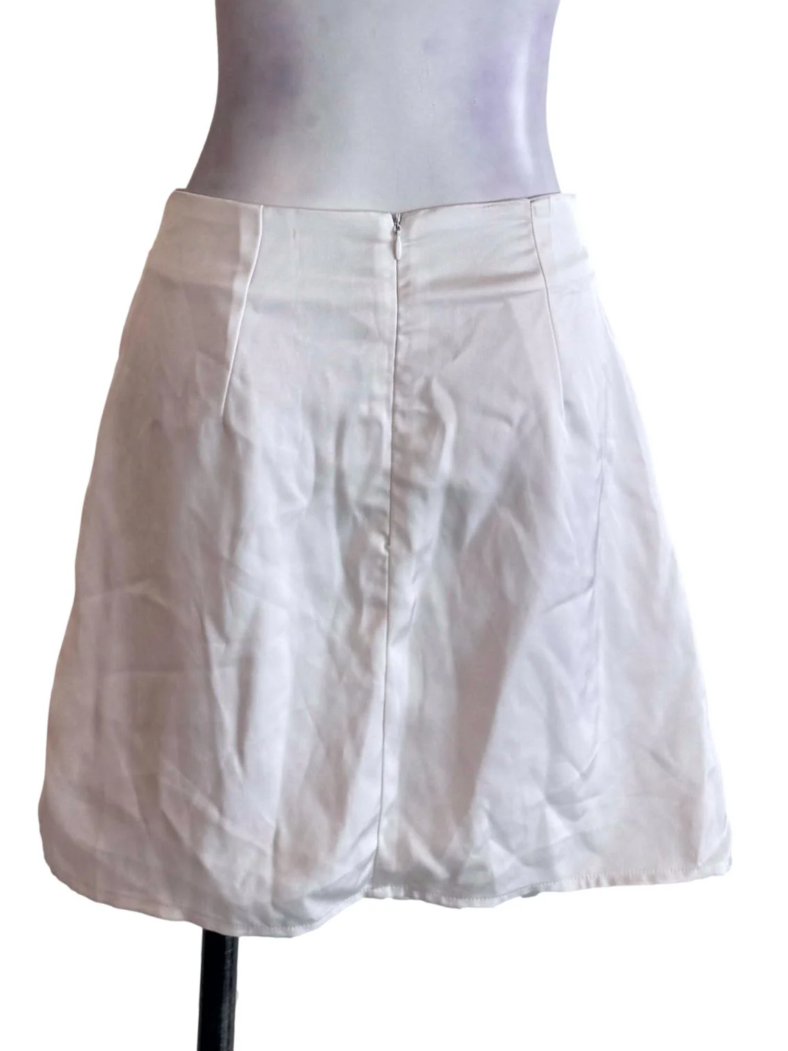 White Ruched Skorts - Image 2