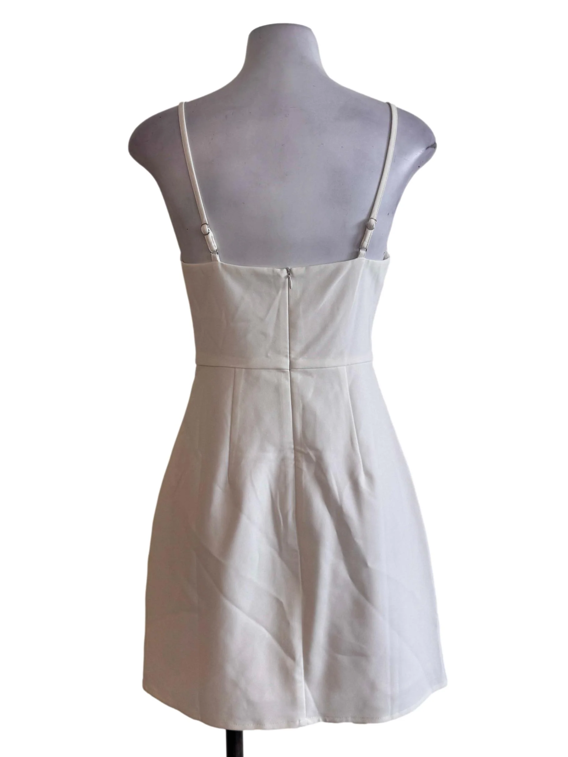White Slip Dress - Image 2