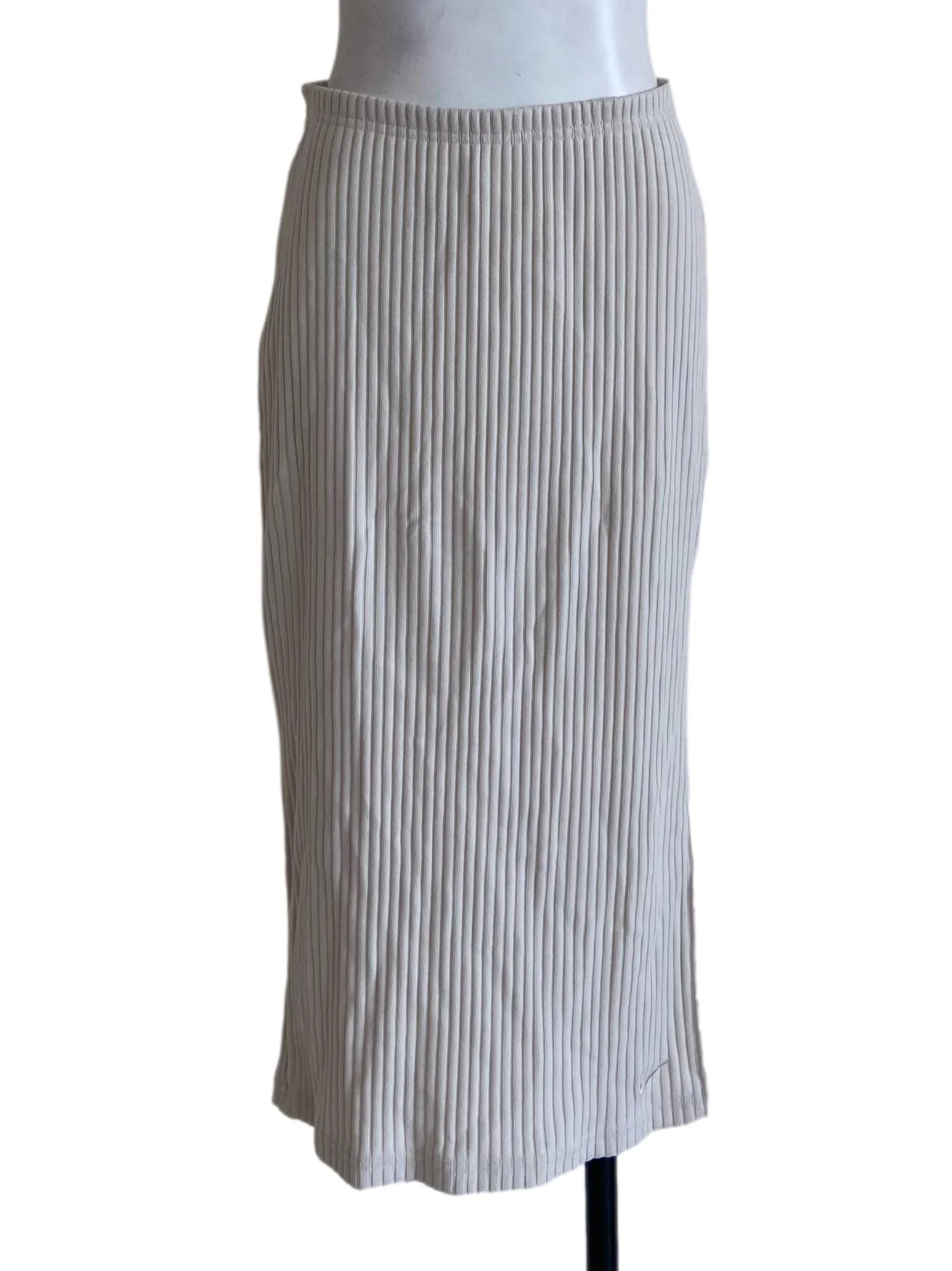 White Slit Pencil Skirts