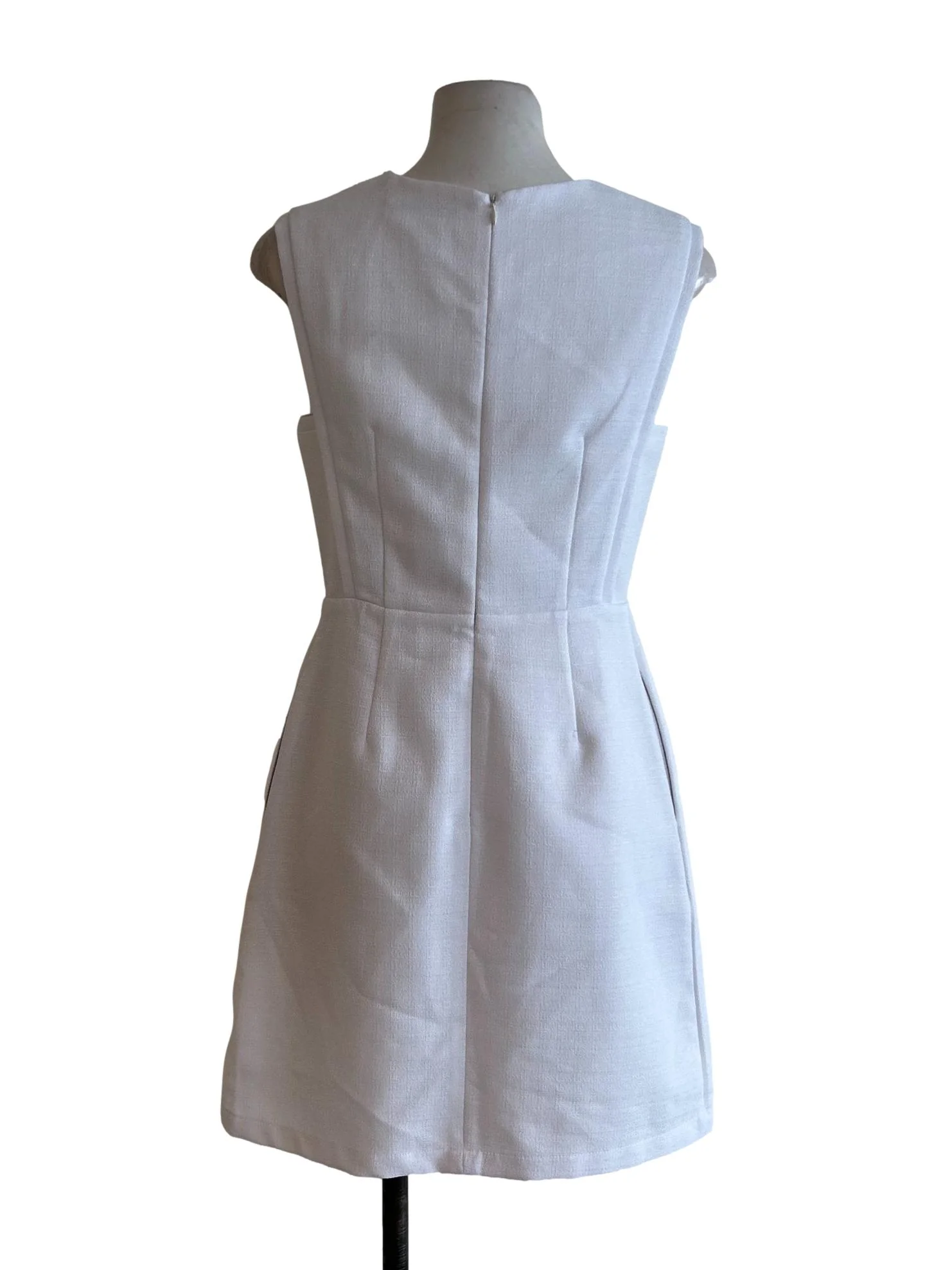 White Snow Sheath Dress - Image 2