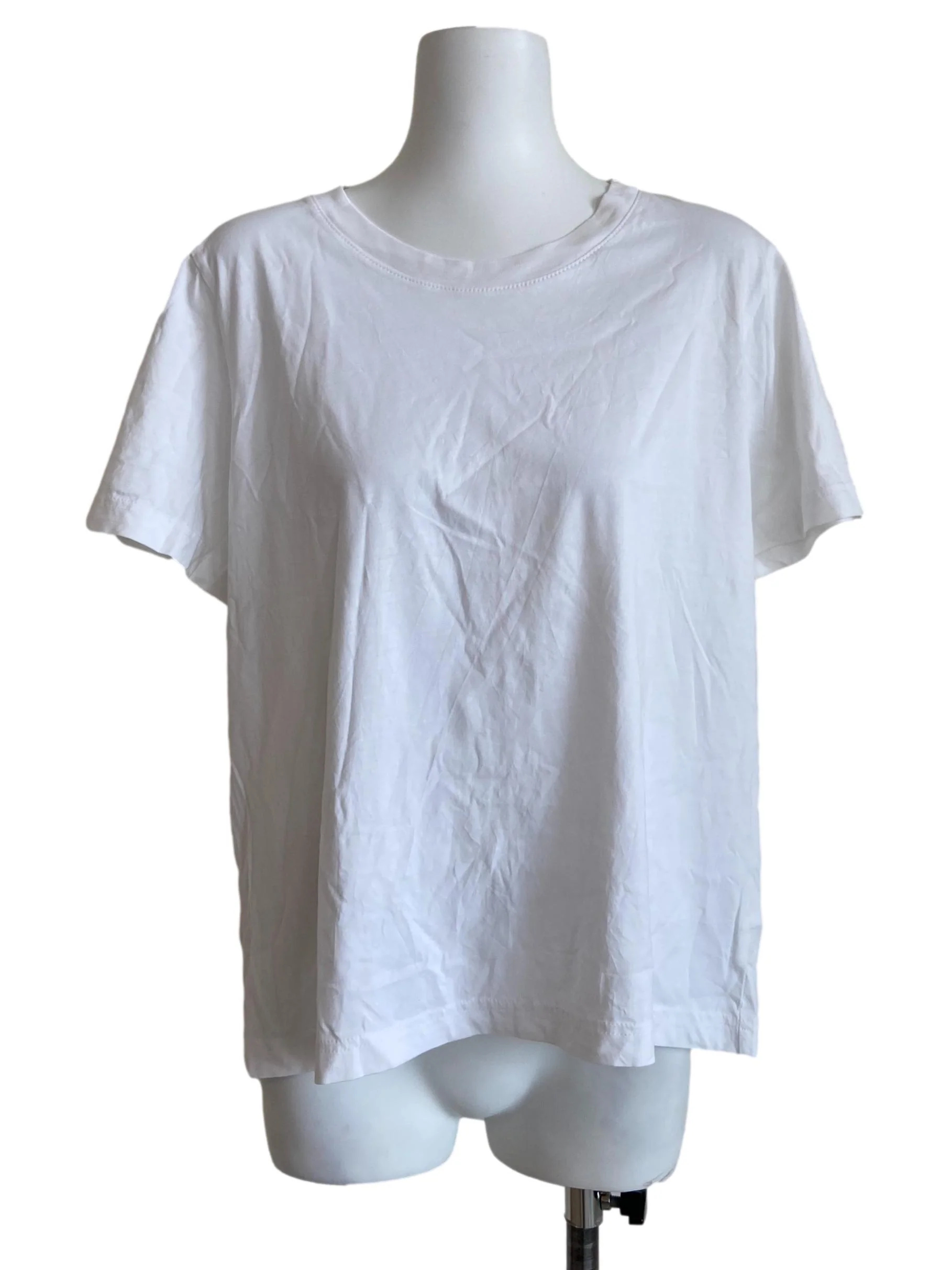 White Regular Basic Tee