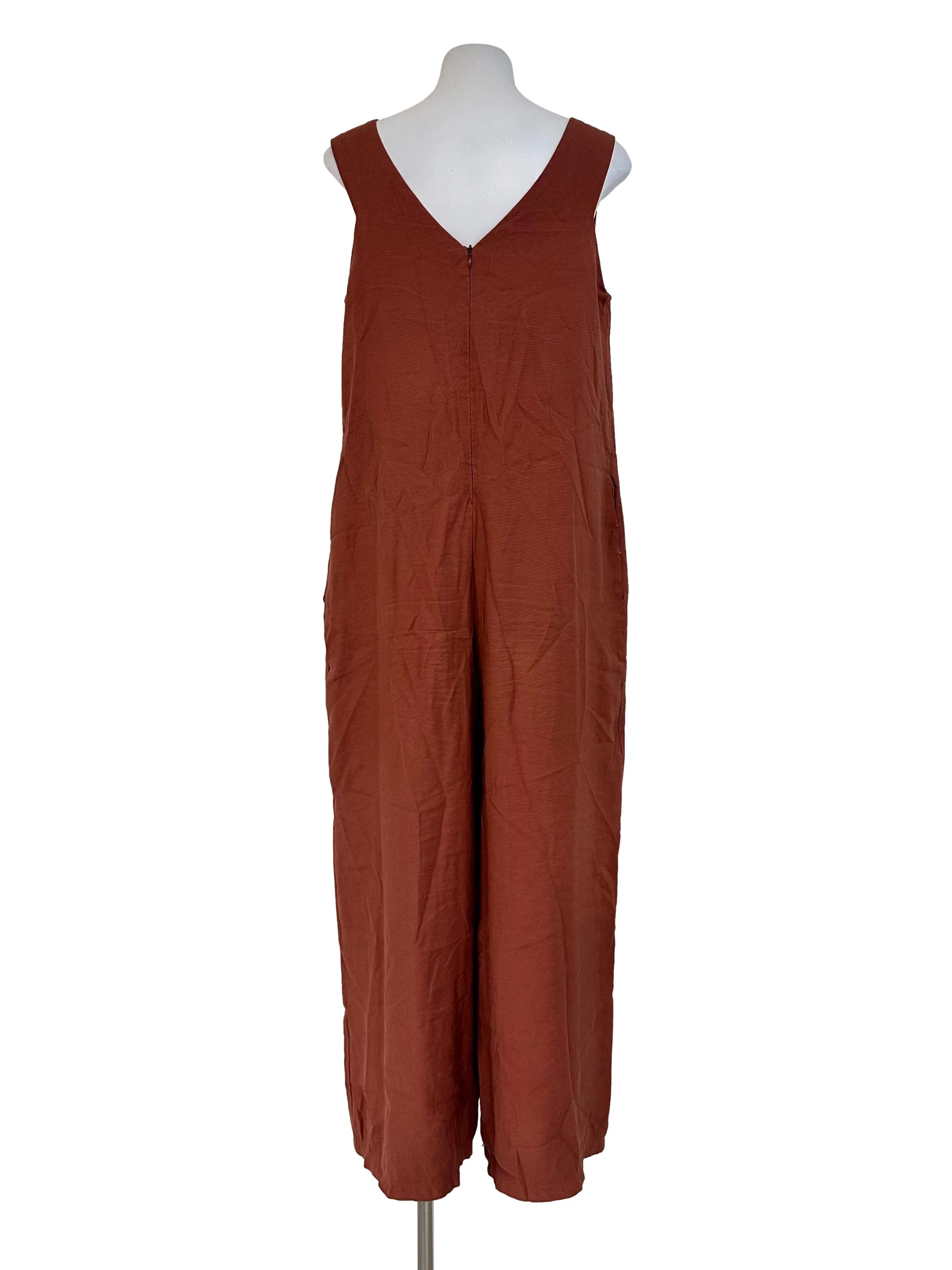 Yam Orange Sleeveless Jumpsuit TEM - Image 2