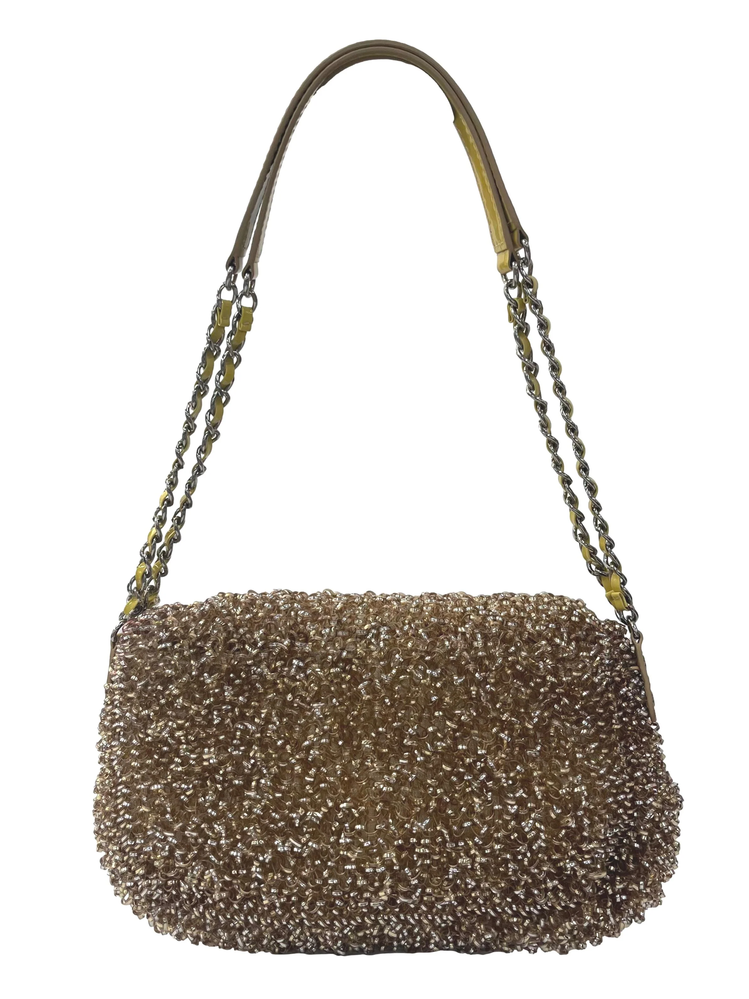 Yellow Lucchetto II Medium Shoulder Bag CSN - Image 2